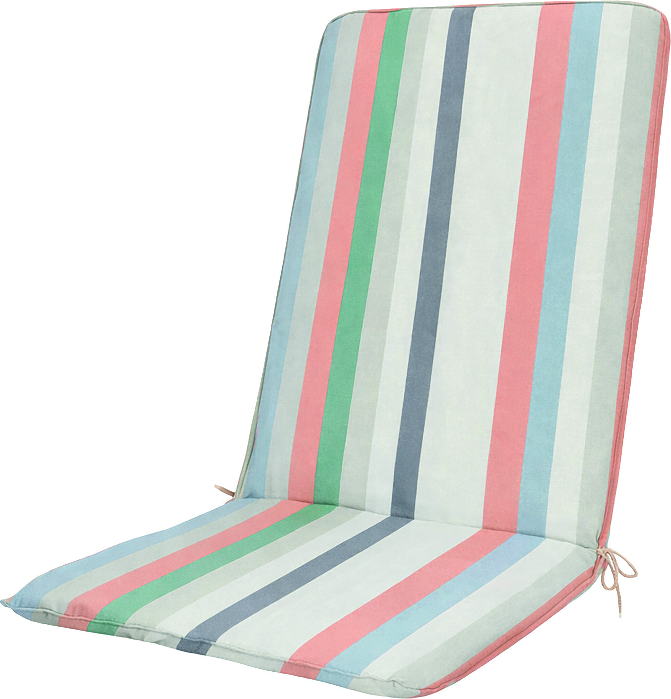 COJIN SILLON POSICIONES RAYAS/VERDE 122X49X6CM RIGHE SALMONE