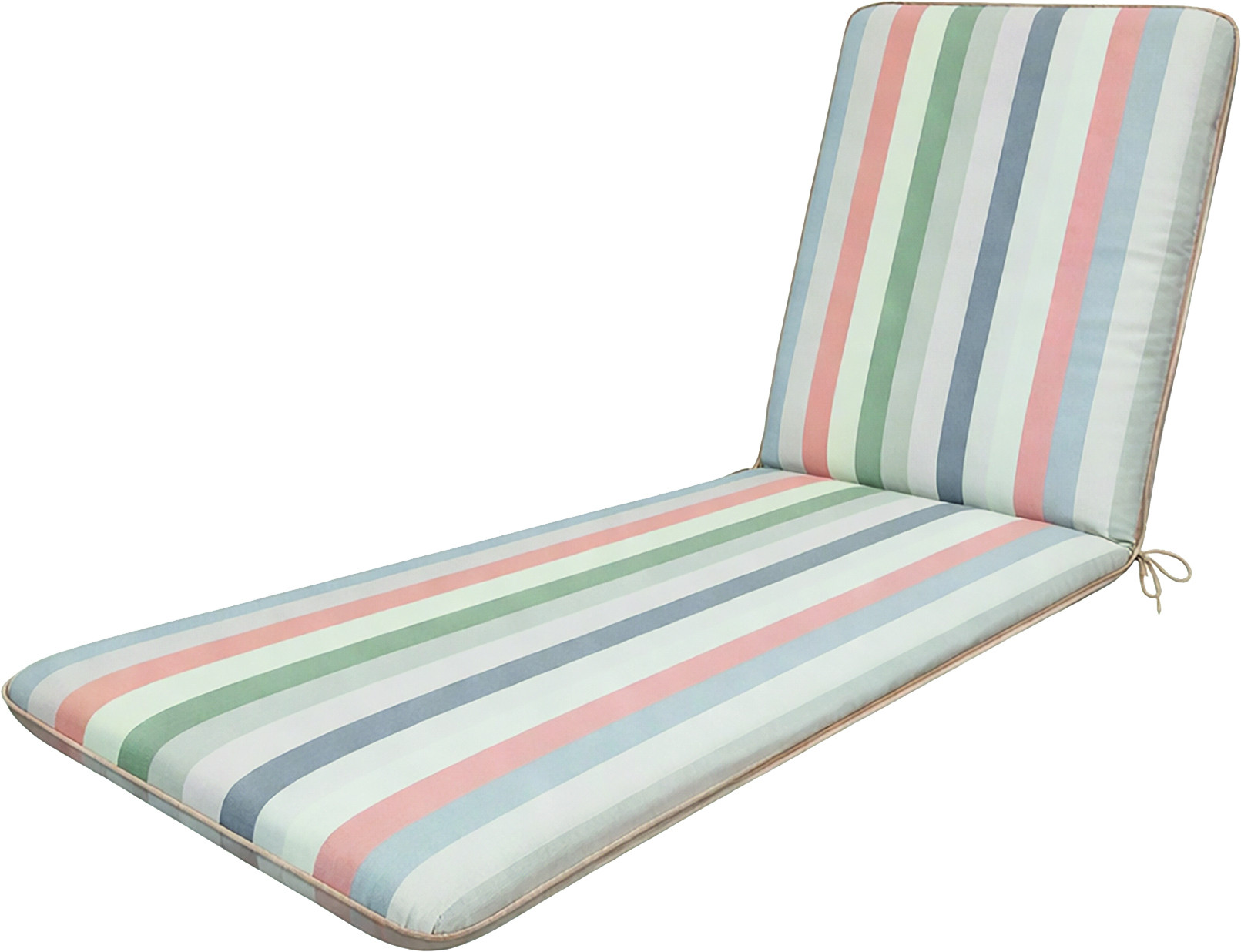 COJIN TUMBONA RAYAS/VERDE 192X56X4CM RIGHE SALMONE