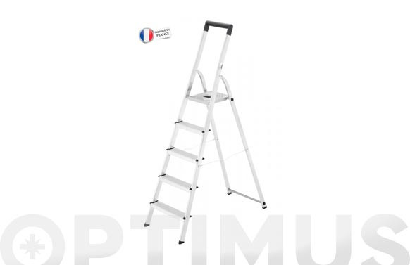 ESCALERA ALUMINIO DOMESTICA L40 EASYCLIX 5 PELDAÑOS