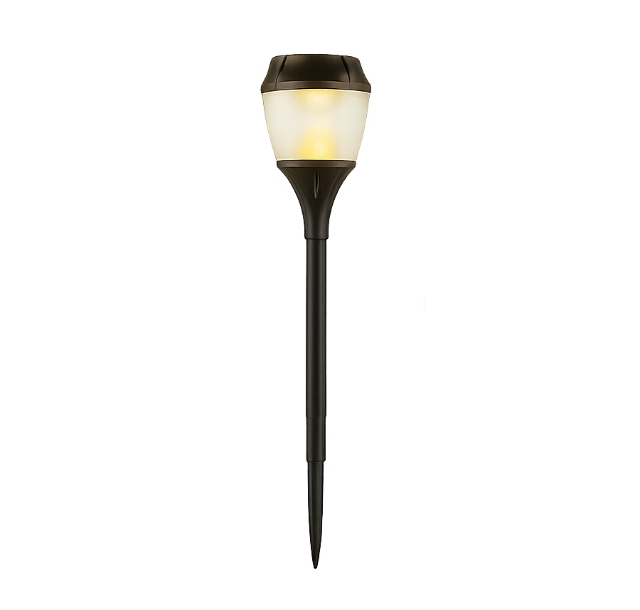 BALIZA SOLAR LED FENIX NEGRO 16K EFECTO LLAMA