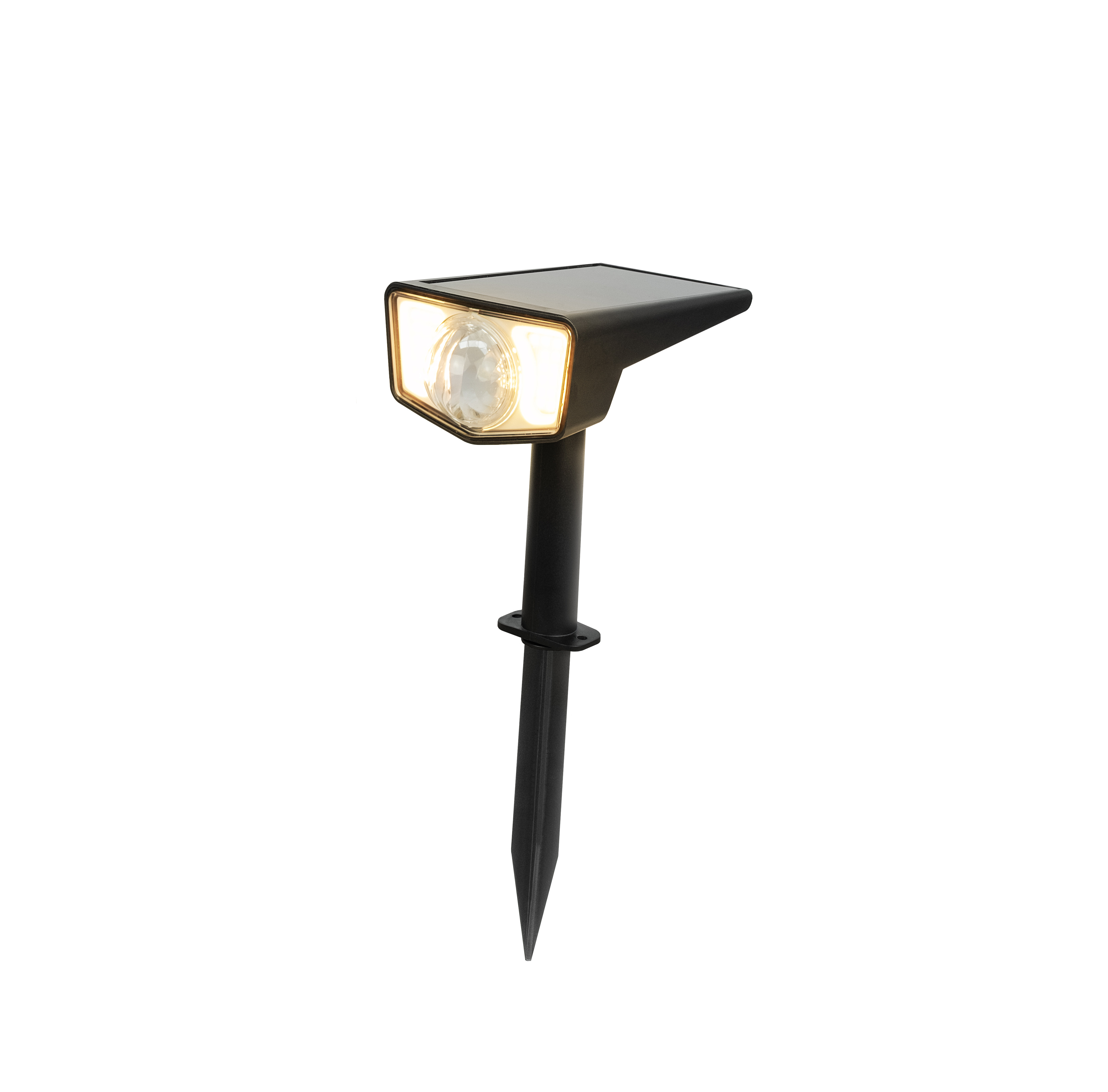 BALIZA SOLAR LED BOREAS NEGRO 100LM RGB
