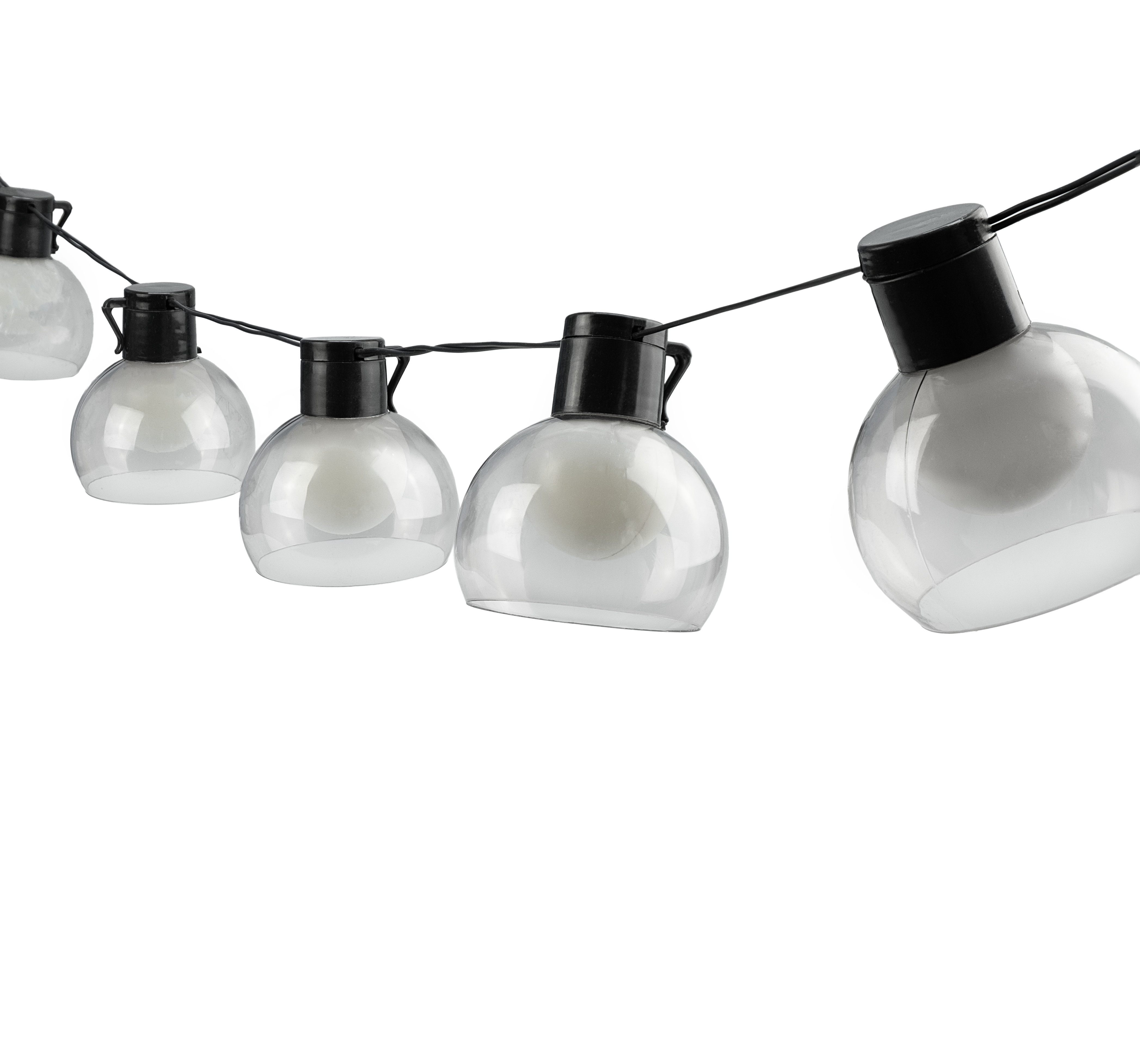 GUIRNALDA SOLAR LED HELIOS NEGRO 15LM 2700K