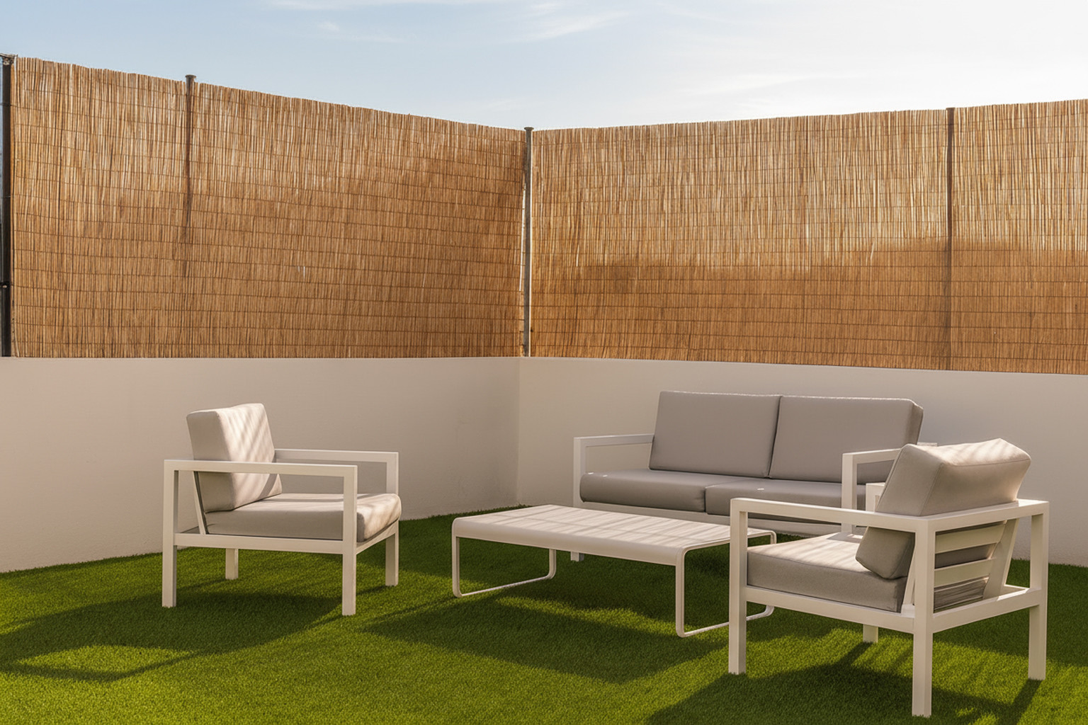 JUNCO NATURAL TEJIDO 1X3M