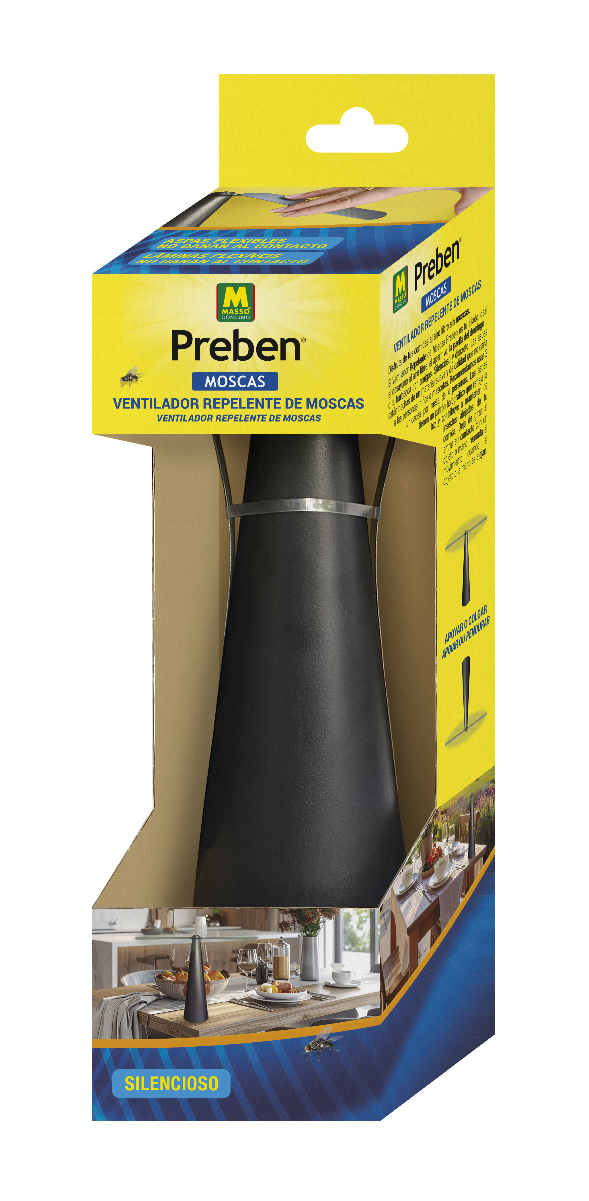 VENTILADOR REPELENTE MOSCAS 