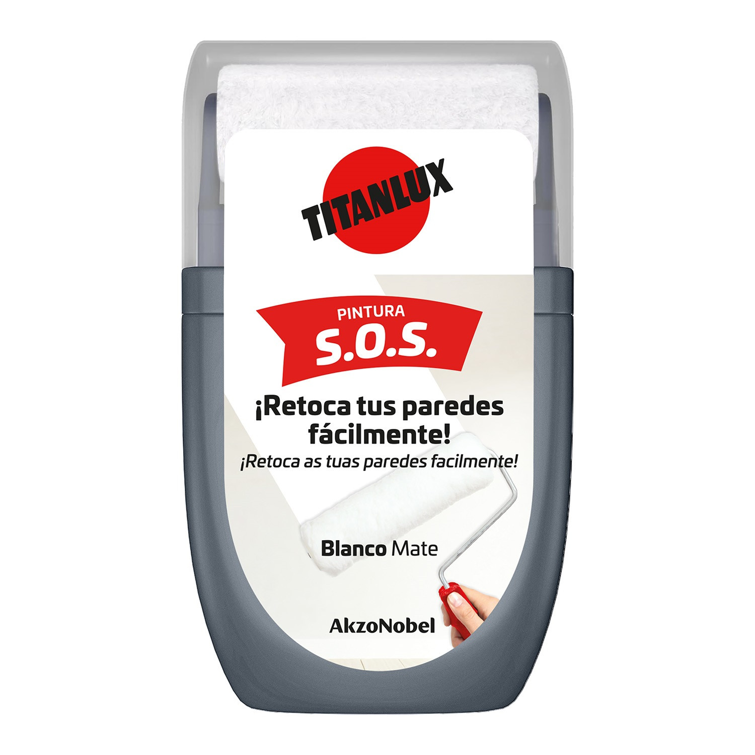 TESTER RETOQUES PINTURA PLASTICA MATE 30 ML BLANCO