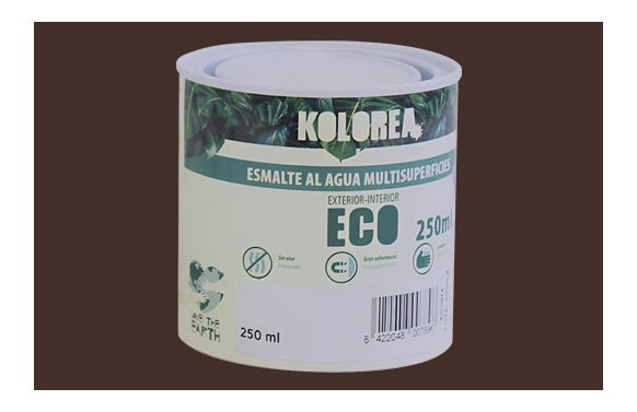 ESMALTE AL AGUA ECO SATINADO 250 ML PARDO