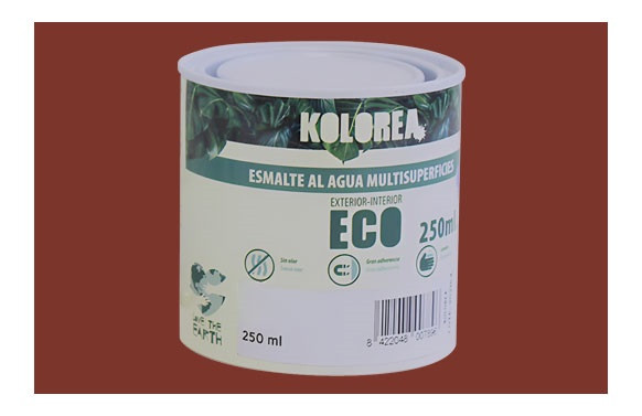 ESMALTE AL AGUA ECO SATINADO 250 ML ROJO INGLES