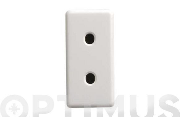 BASE ENCHUFE ESTRECHA 2P BLANCO S27 PLAY