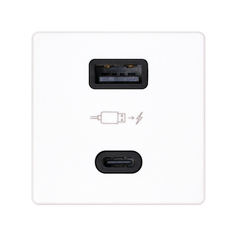 CARGADOR USB A+C 30W BLANCO S27 PLAY
