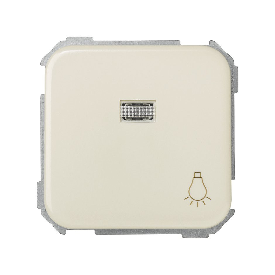 PULSADOR LUZ CON LUMINOSO MARFIL S31