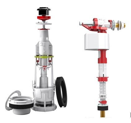 CONJUNTO DESCARGADOR TYFON 3G\" + GRIFO DUAL FENYX 