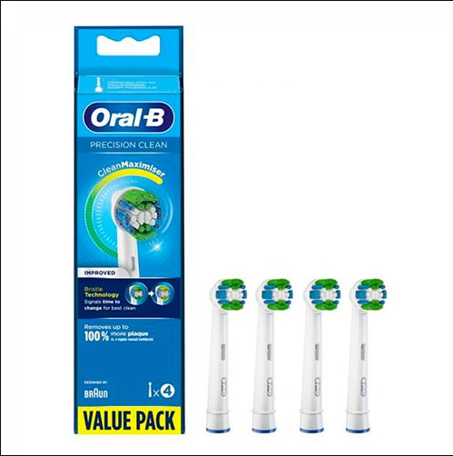 RECAMBIO CEPILLO ORAL-B PRECISION CLEAN PACK 4 UDS