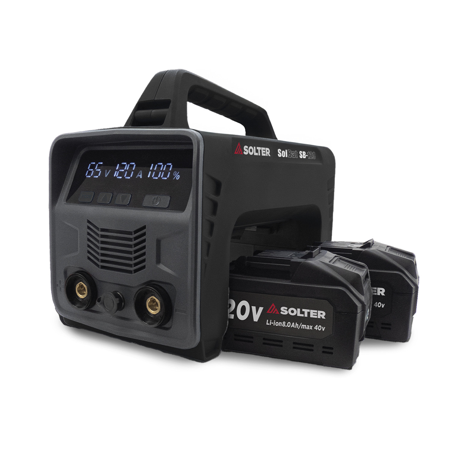 GRUPO SOLDAR SOLBAT 40V + PACK 2 BATERIAS