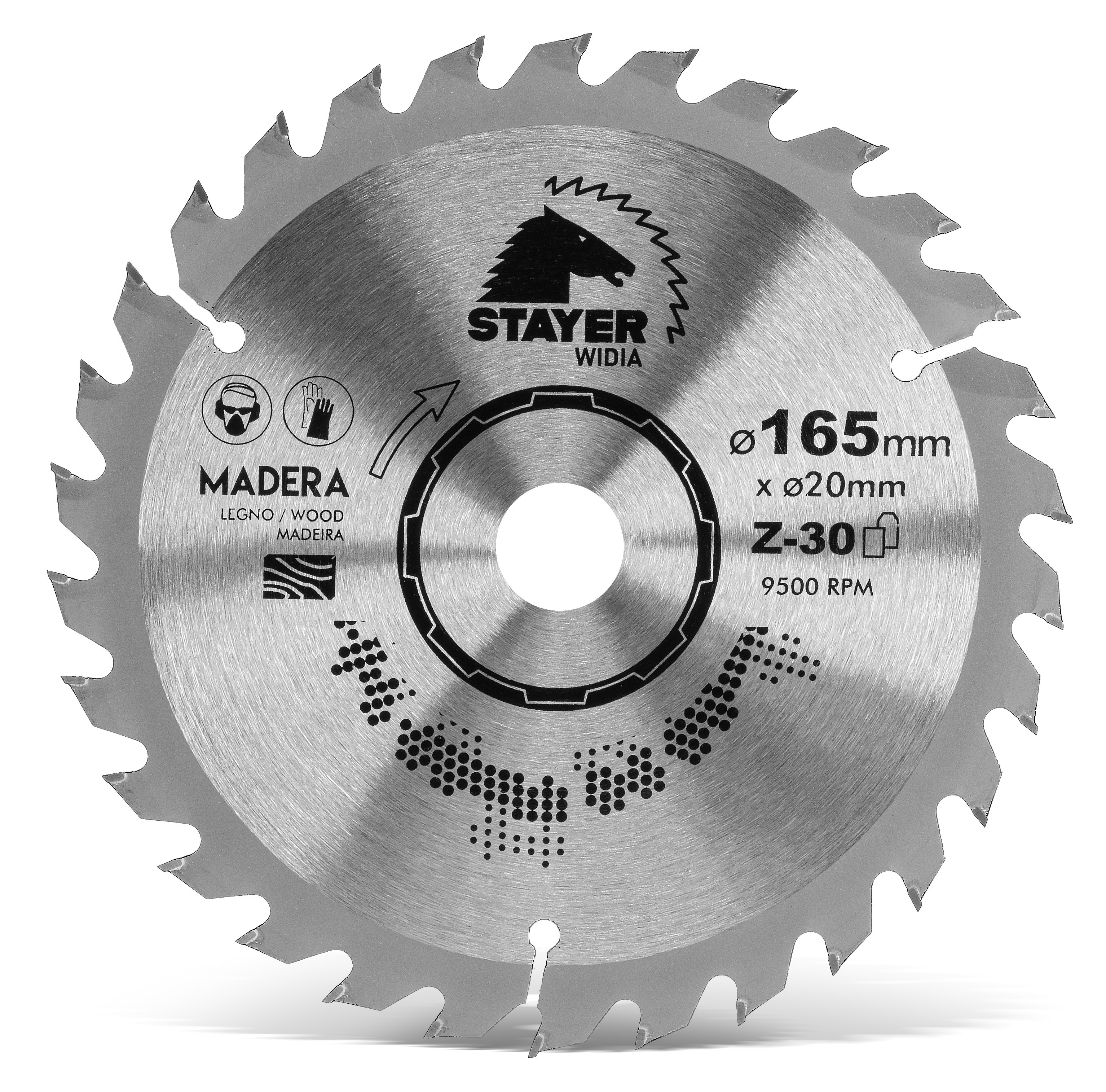 DISCO WIDIA CORTE MADERA Ø165MM 30 DIENTES