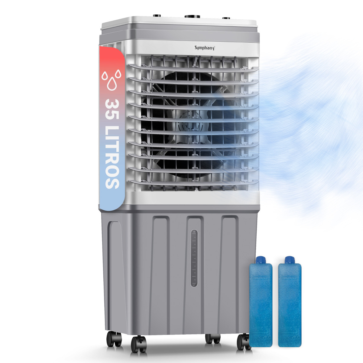 CLIMATIZADOR EVAPORATIVO MECANICO 80W 35L