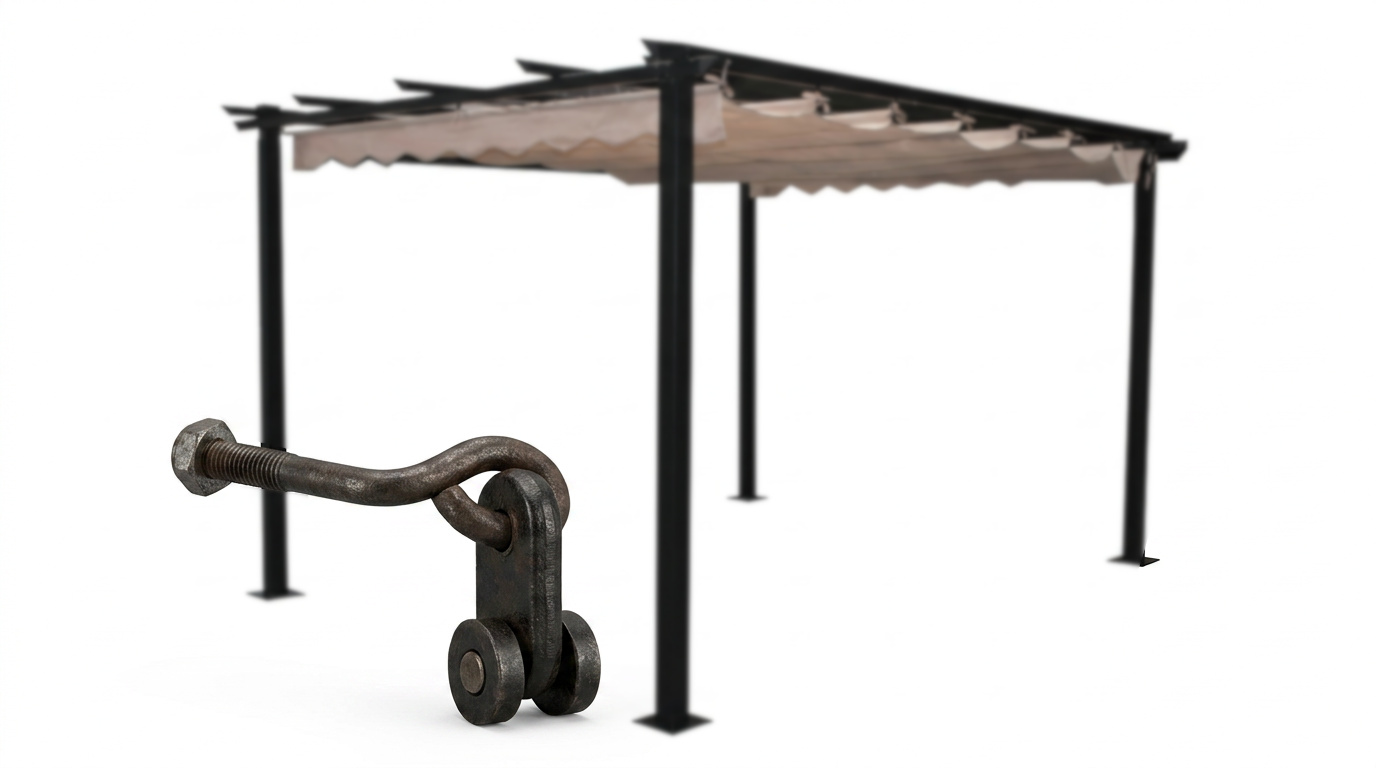 RUEDECILLA PARA TOLDO PERGOLA CORREDERA COD.9671403 BOLSA 24UDS