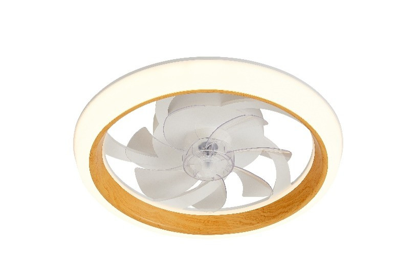 VENTILADOR TECHO PLAFON MADERA Ø50CM 20W