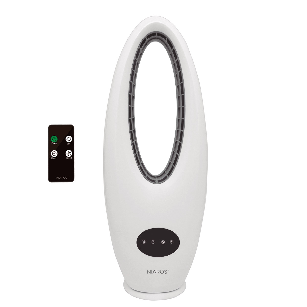 VENTILADOR TORRE SIN ASPAS SALBONI 72CM 45W
