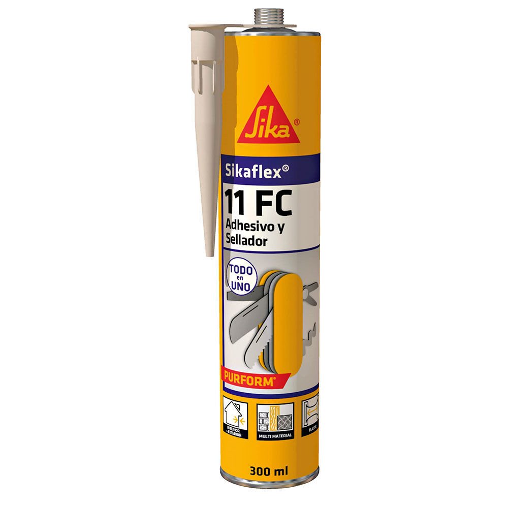MASILLA POLIURETANO SIKAFLEX 11FC PURFORM 300 ML GRIS ANTRACITA