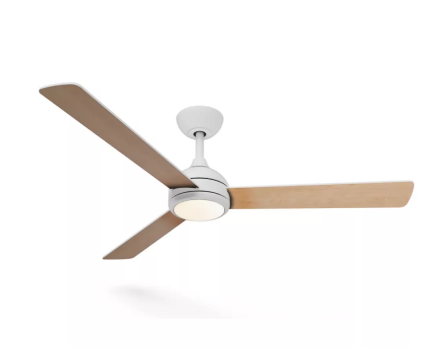 VENTILADOR DE TECHO MADERA-BLANCO Ø 132CM 32W