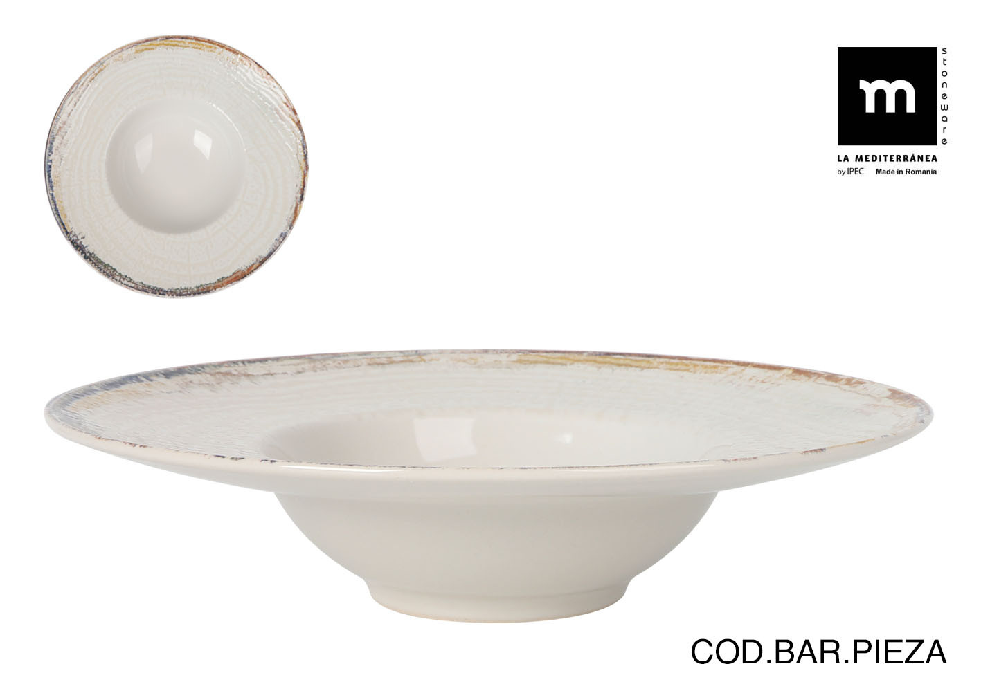 PLATO PASTA RISOTTO ALBUS BARI 28 CM