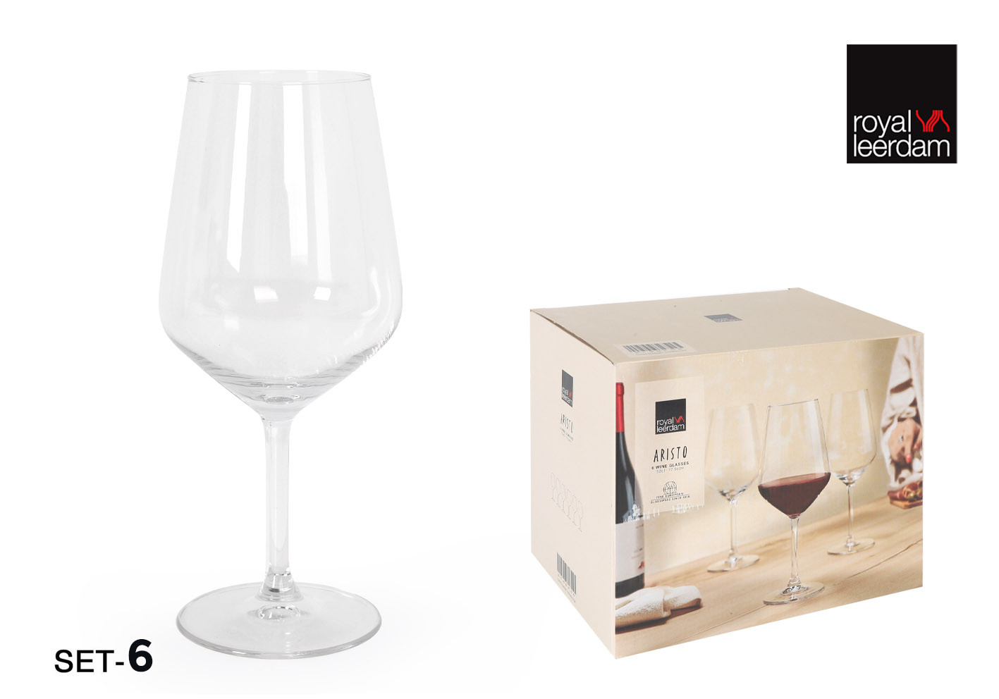 COPA VINO PACK 6UDS ARISTO 53CL