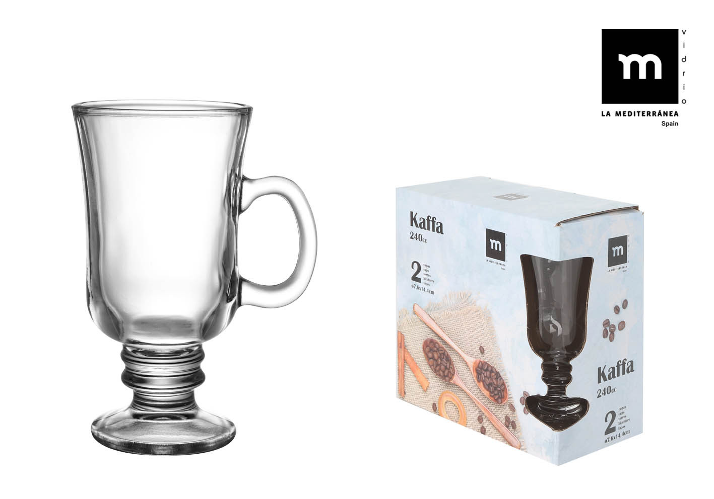 COPAS CAFE IRLANDES SET 2 UDS 24CL