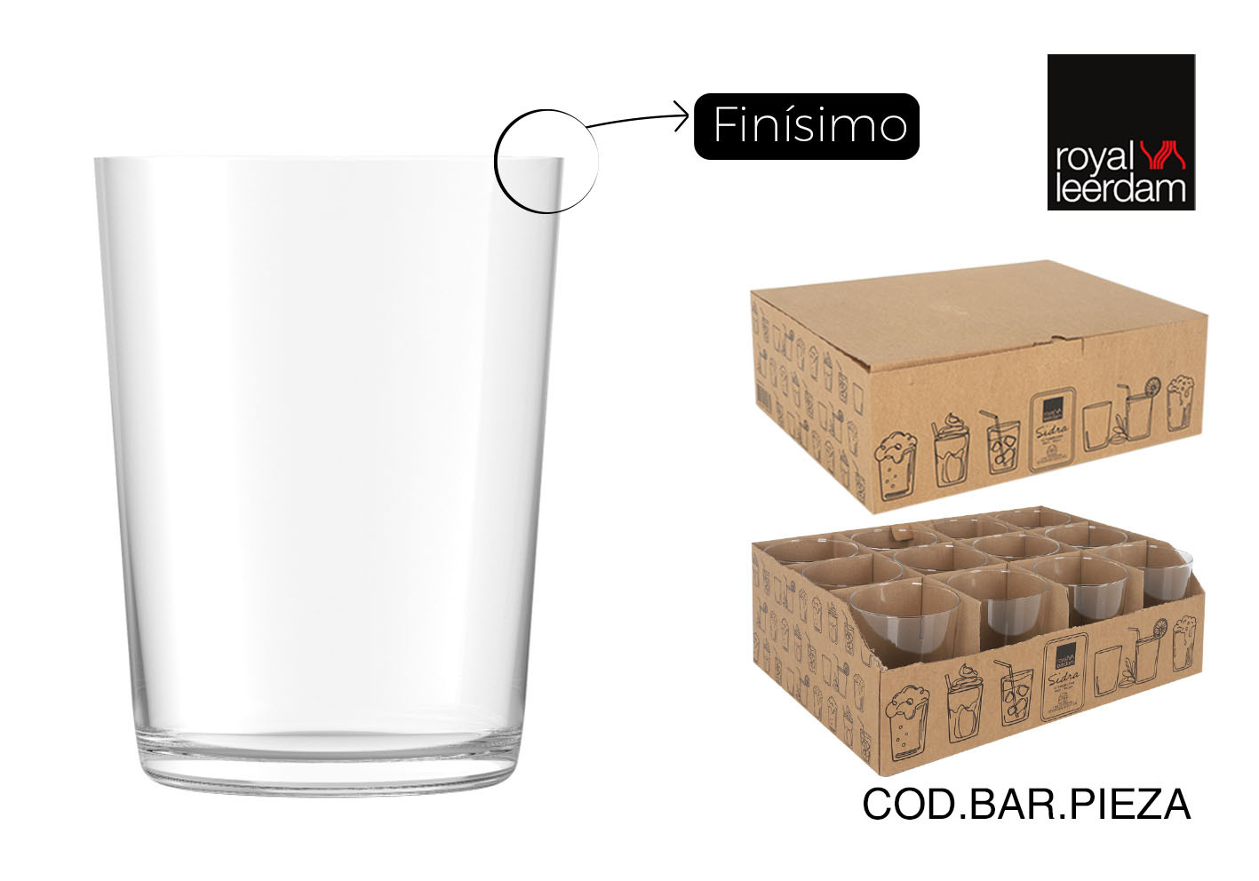 VASO SIDRA 55CL