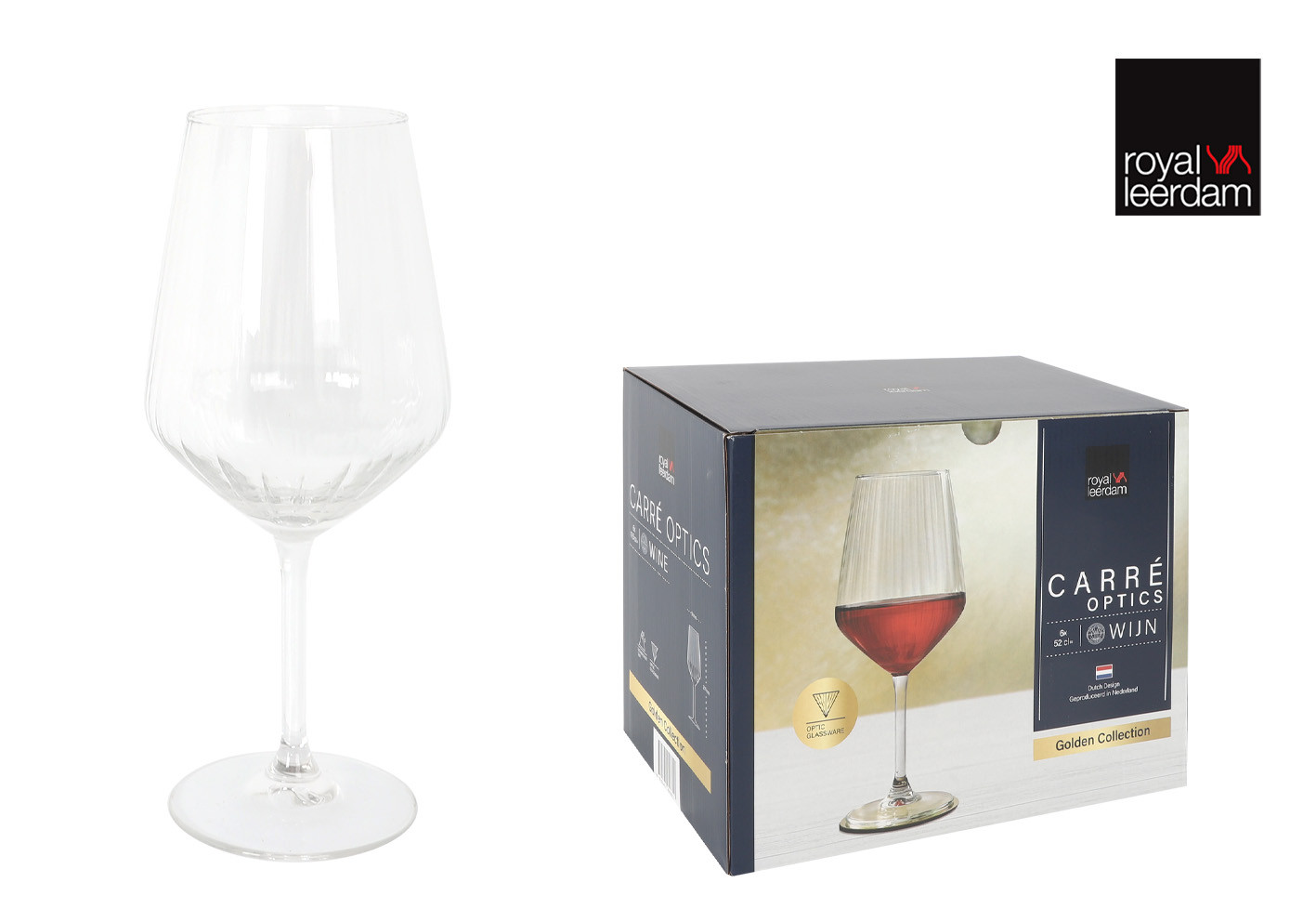 COPA VINO PACK 6UDS CARRE OPTICS 52CL