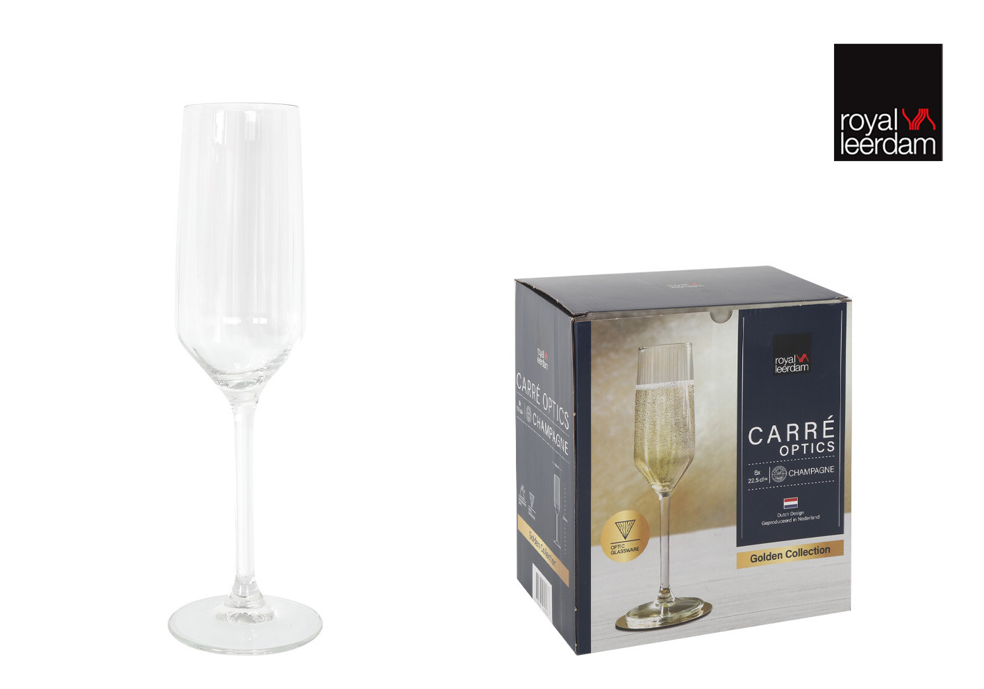 COPA CAVA PACK 6UDS CARRE OPTI 22,5CL