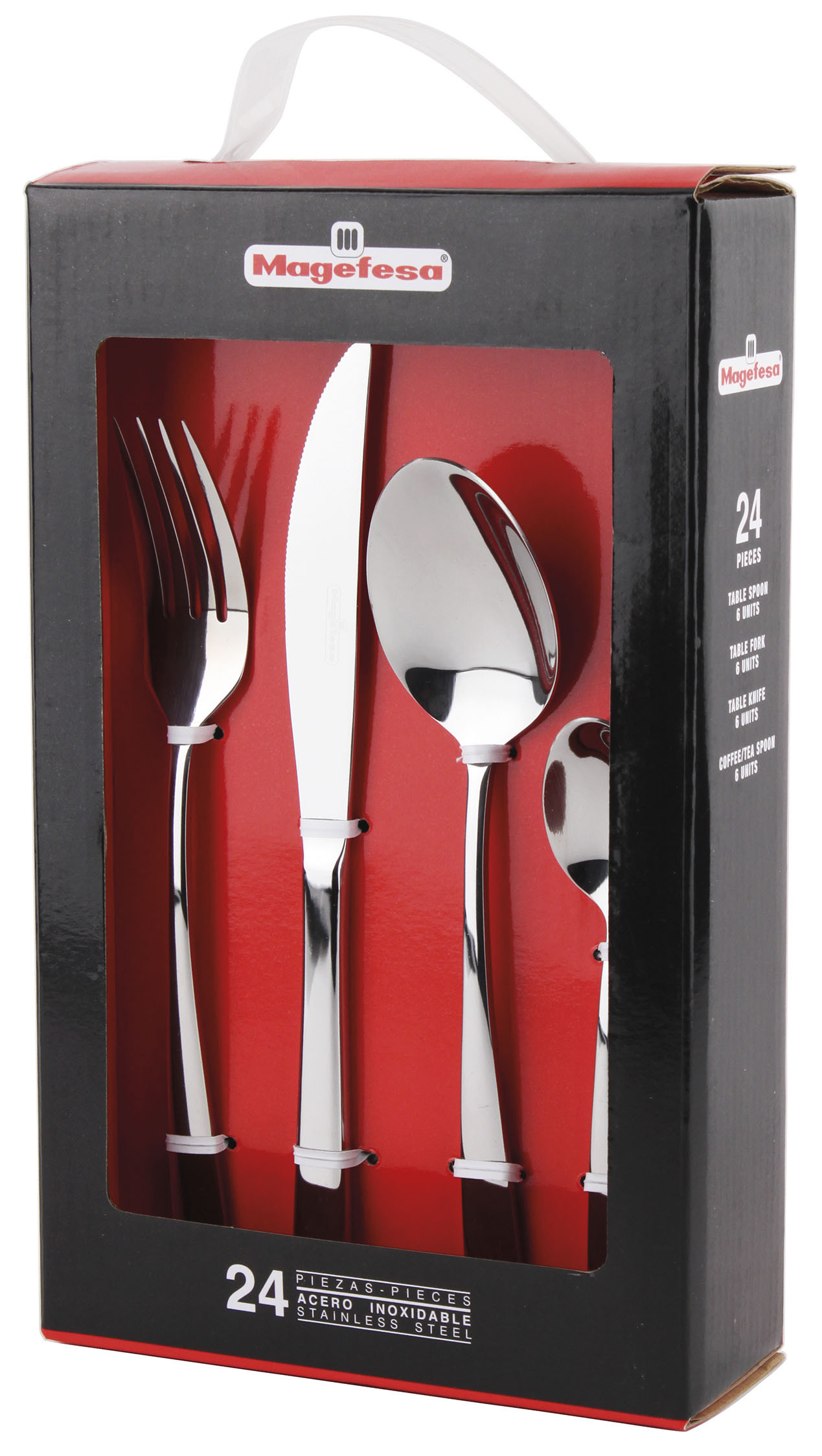 CUBERTERIA 24 PIEZAS VERA