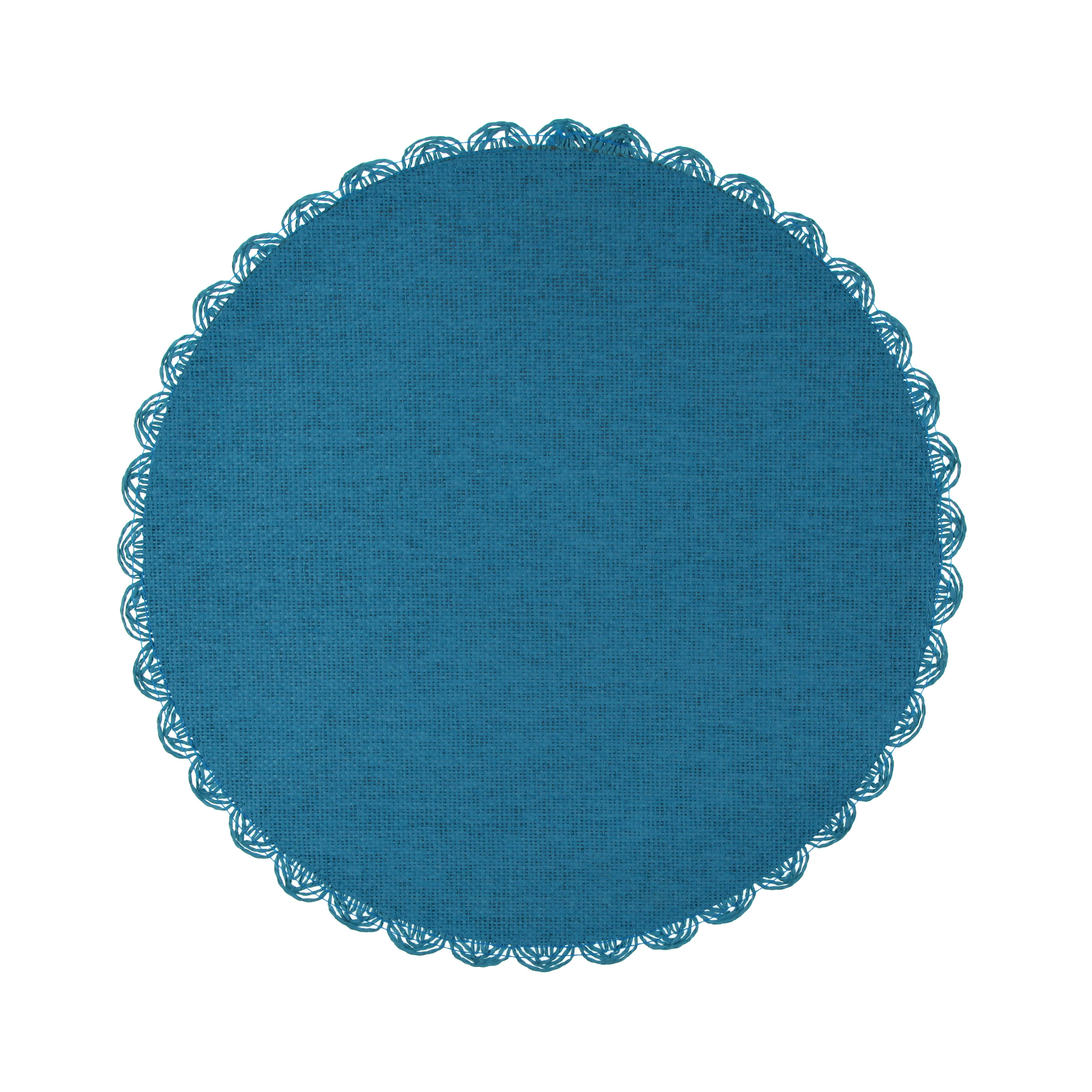 SALVAMANTEL REDONDO AZUL Ø 38CM