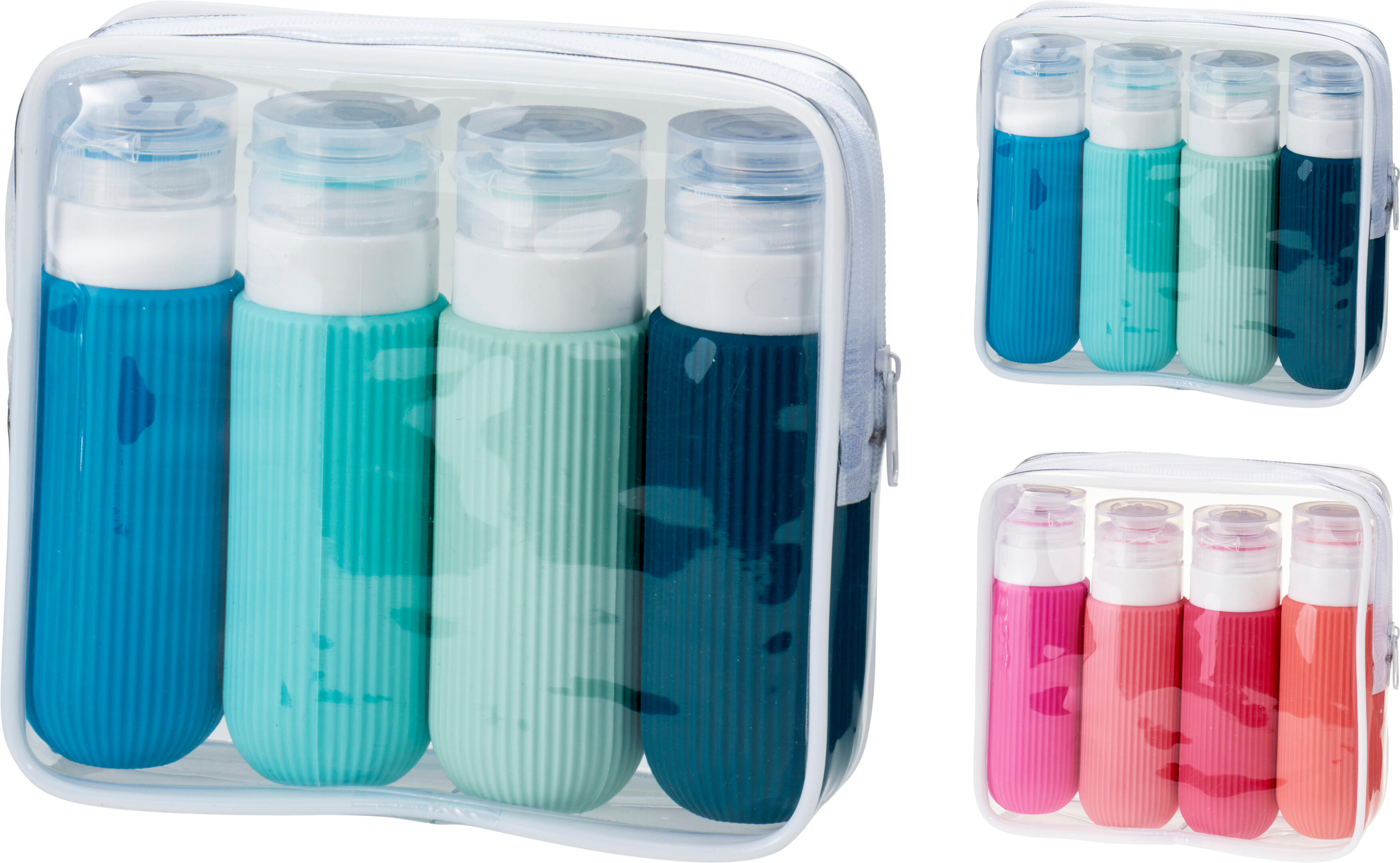 NECESER VIAJE SILICONA KIT 5PCS SURTIDO