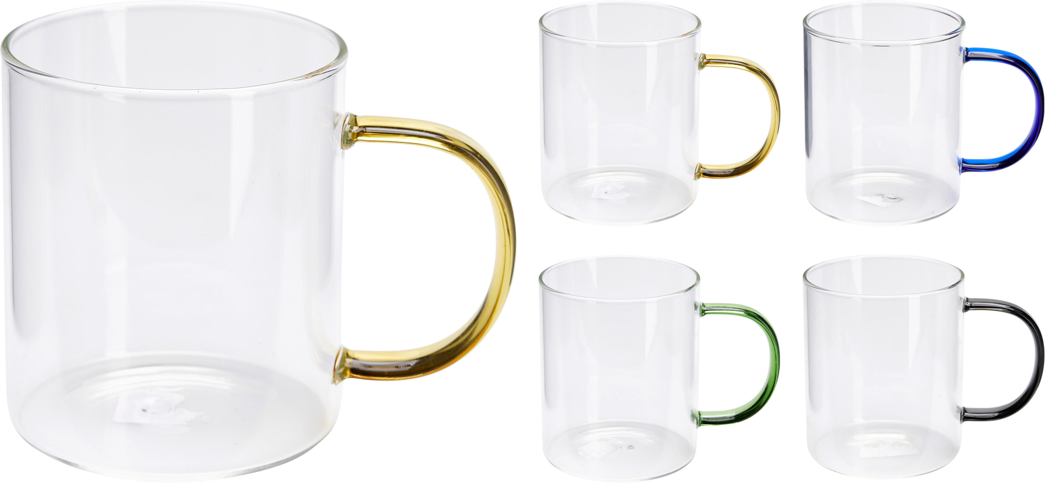 TAZA BOROSILICATO 4 UNIDADES 40CL