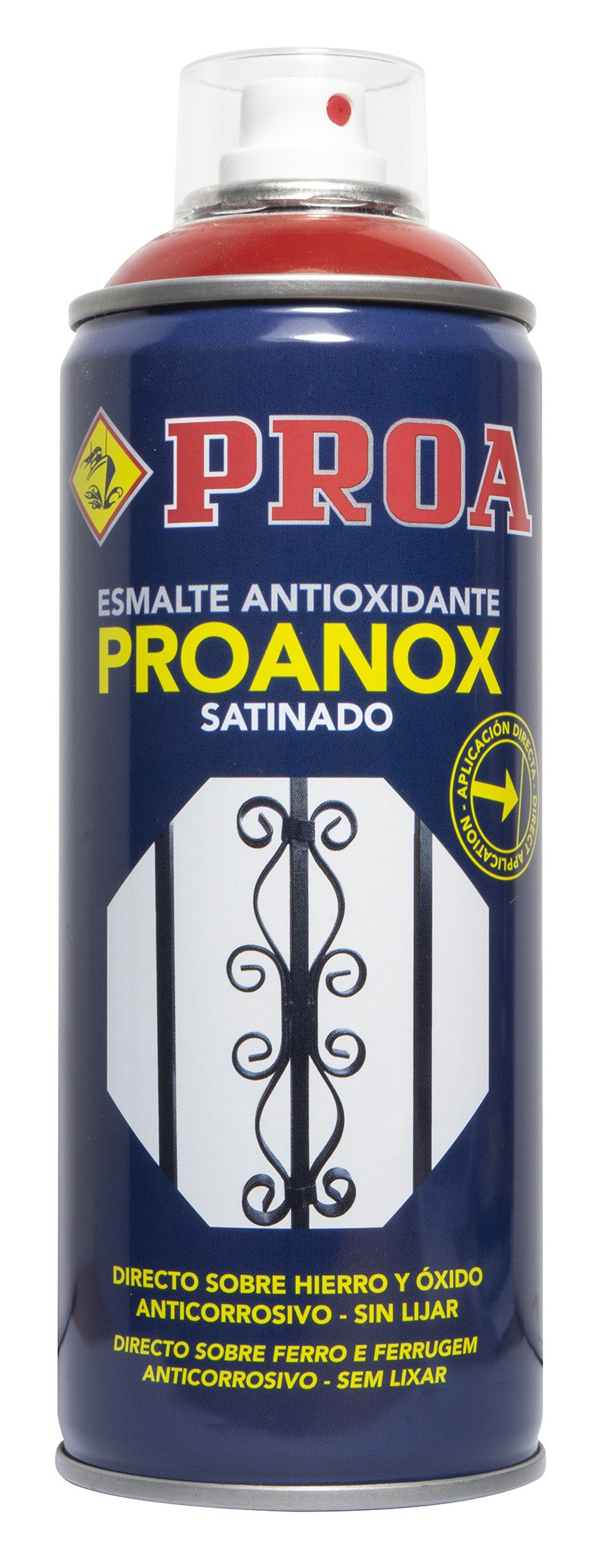 ESMALTE ANTIOXIDANTE SPRAY PROANOX 400 ML NEGRO RAL 7042