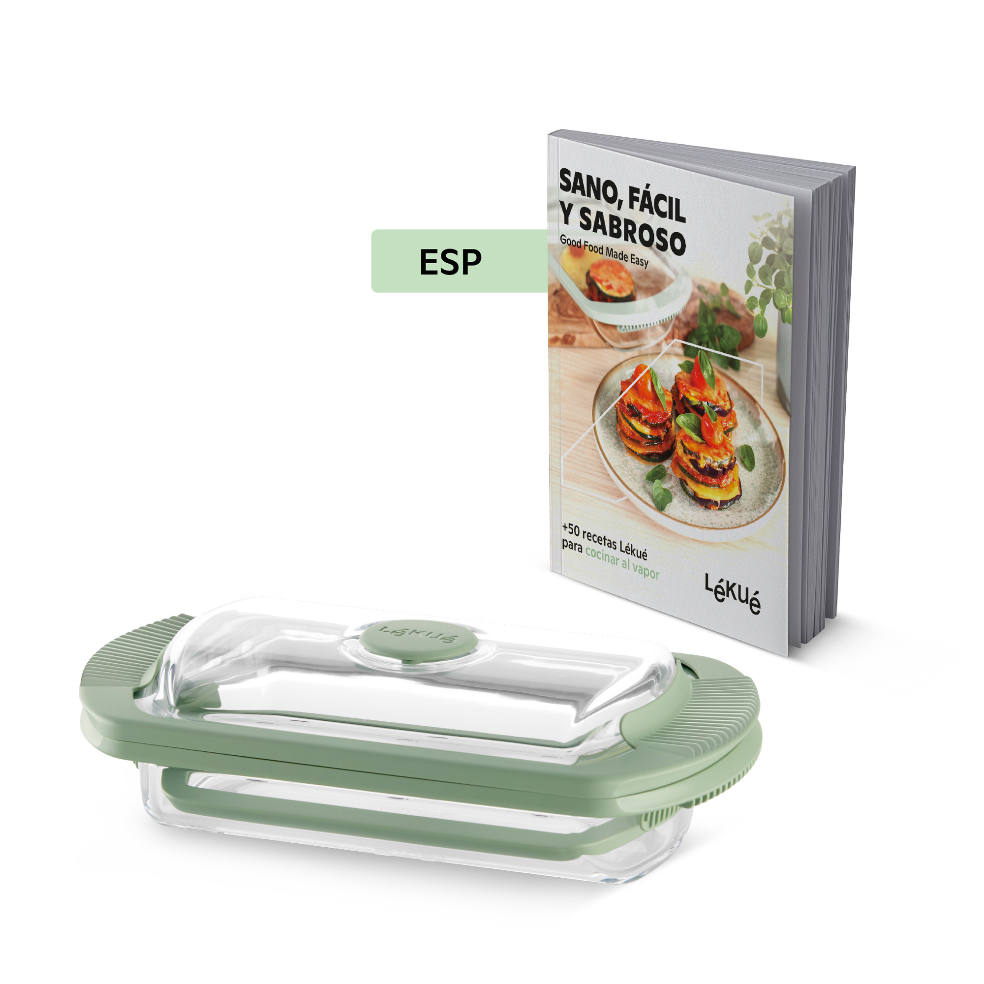 ESTUCHE VAPOR VIDRIO 1-2PAX +LIBRO RECETAS ES