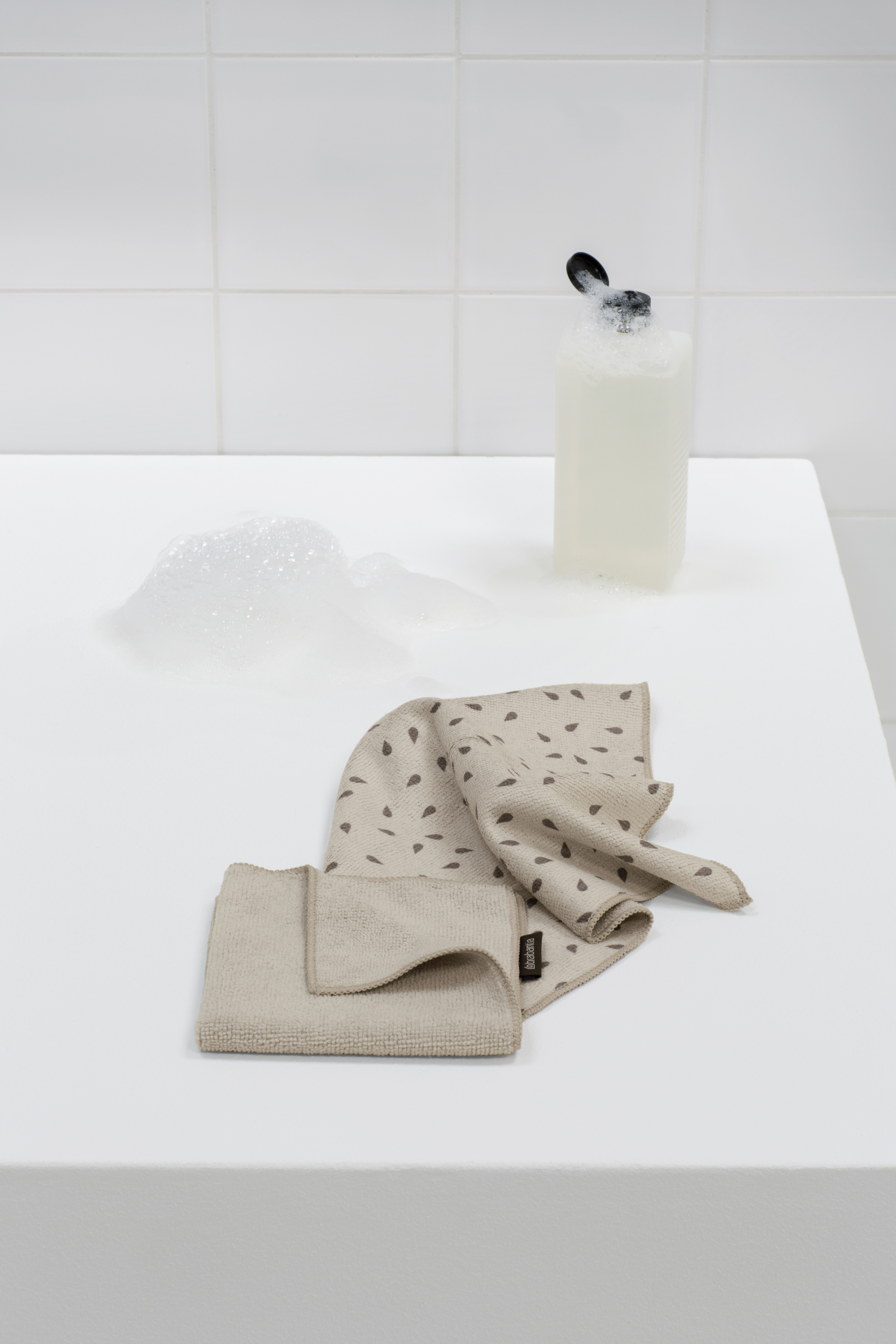 PAÑO COCINA MICROFIBRA SOFT BEIGE SET 2UDS 30X30CM