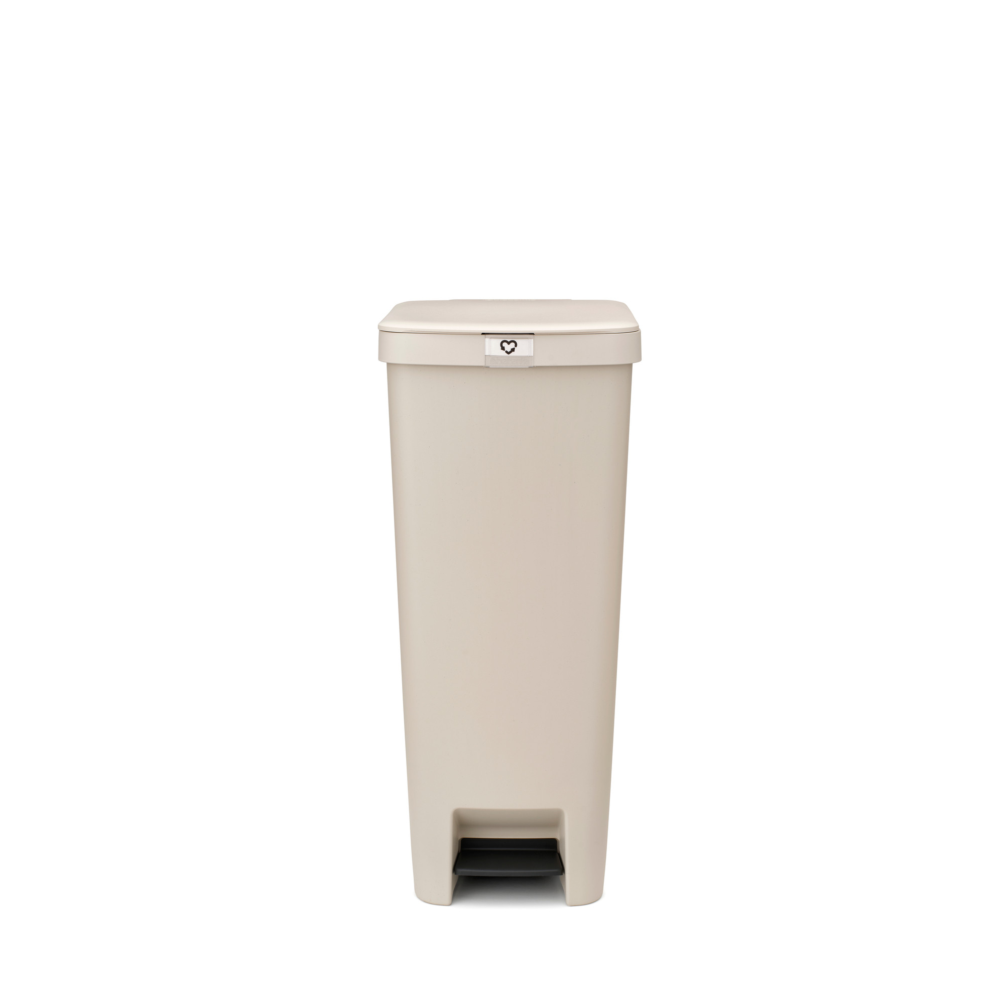 CUBO RECICLAJE PEDAL STEPUP BEIGE 40L