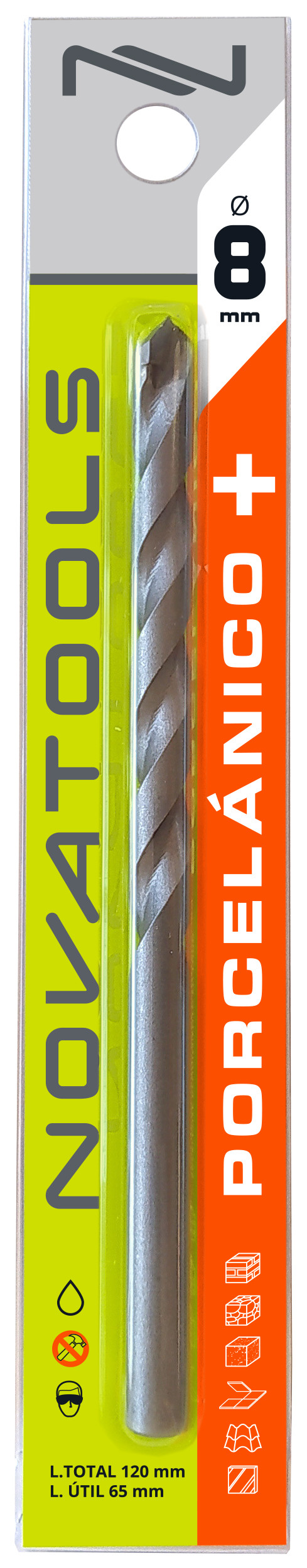 BROCA PORCELANICO 8MM