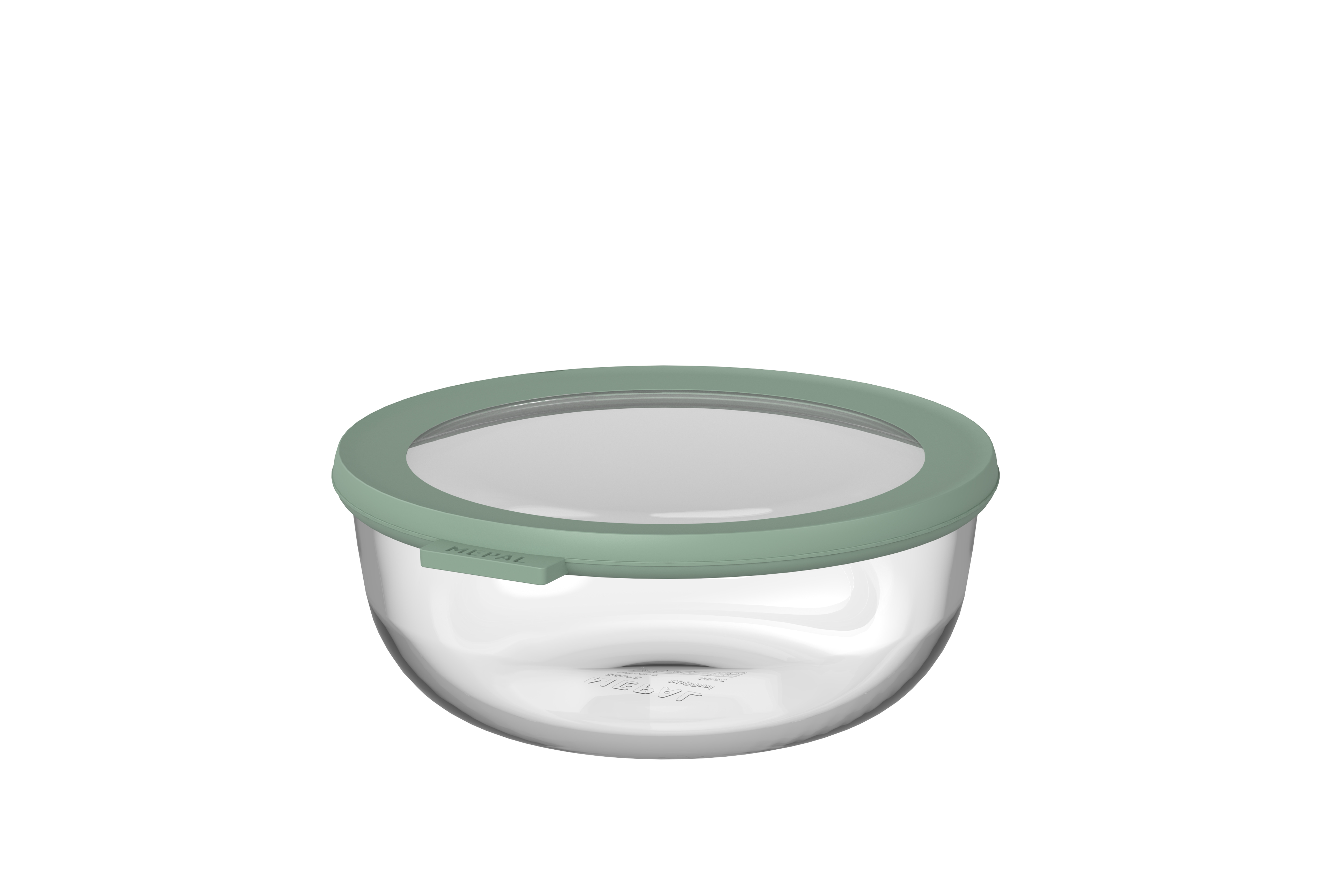 BOL VIDRIO REDONDO CON TAPA CIRQULA 1250 ML - NORDIC SAGE