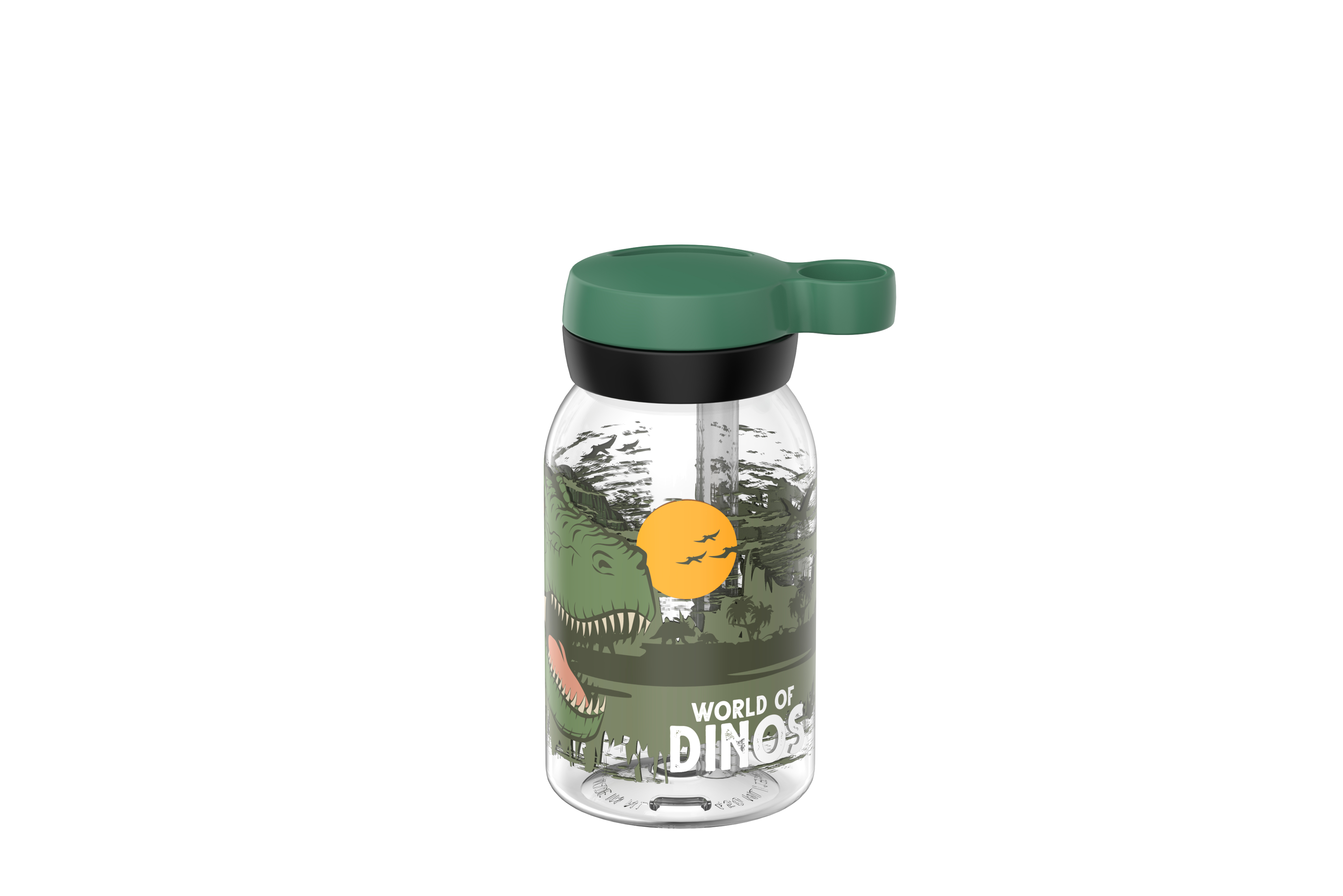 BOTELLA CAMPUS CON PAJITA 450 ML- DINO