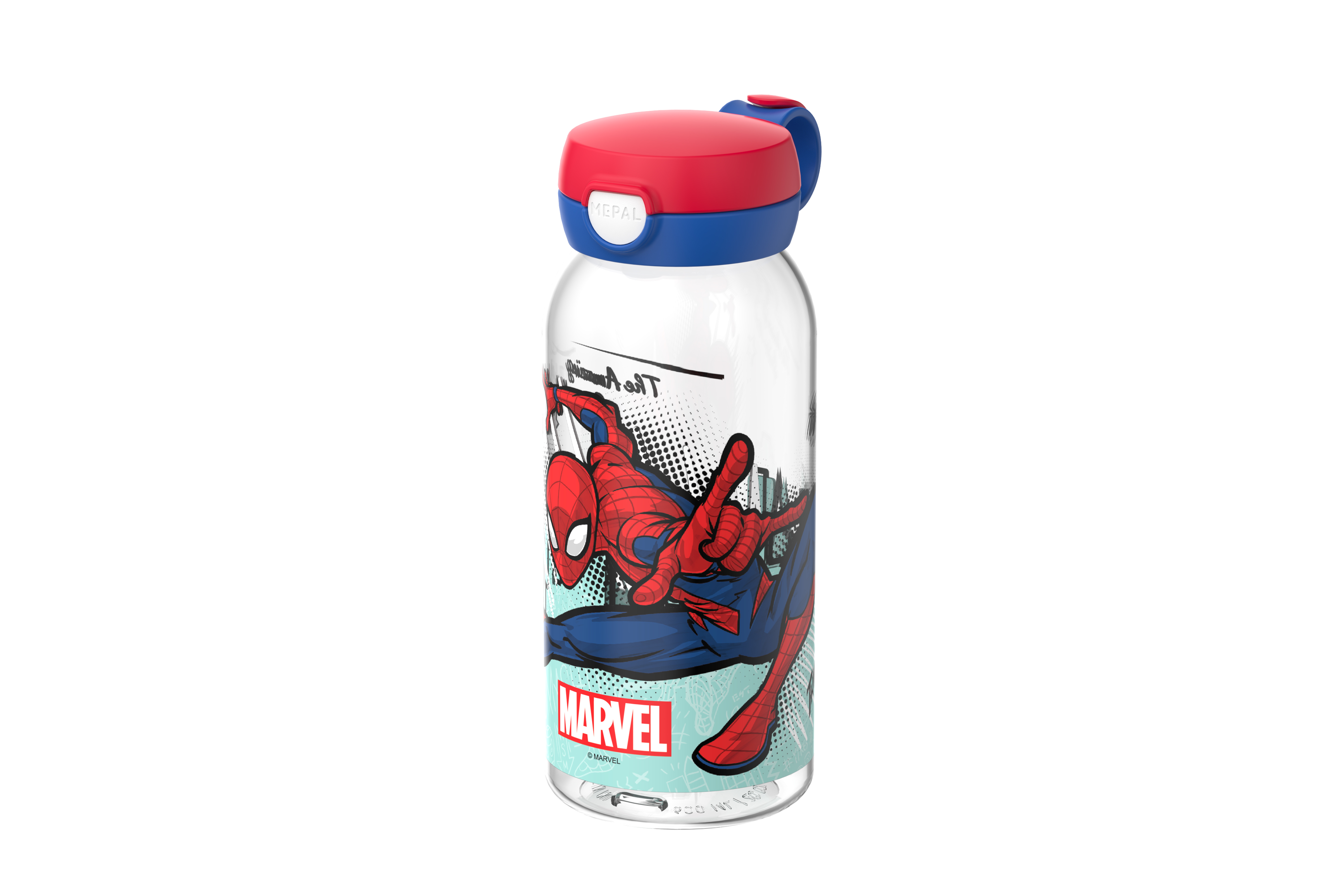 BOTELLA CAMPUS TAPA ABATIBLE 600 ML - SPIDERMAN
