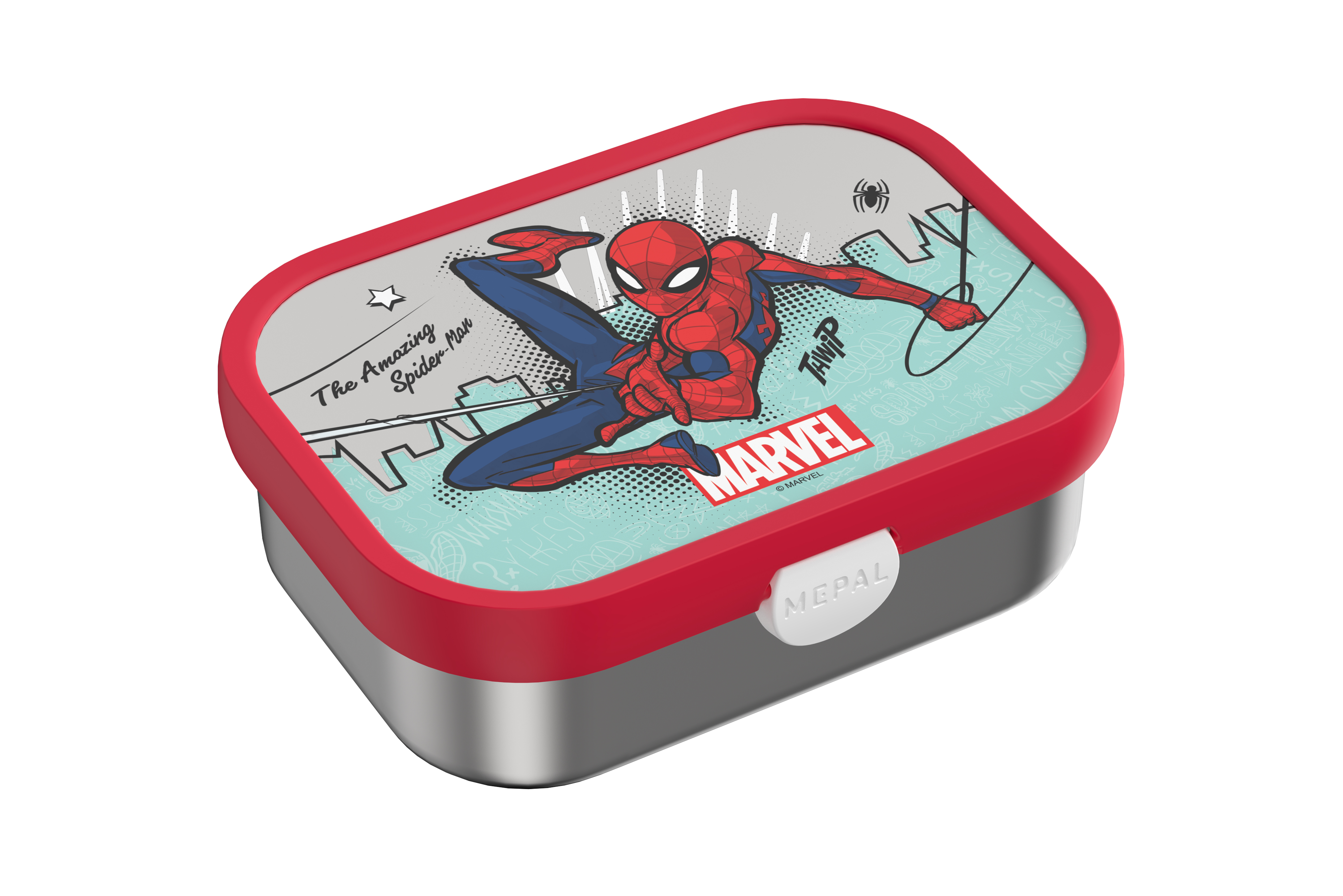 CONTENEDOR ACERO + TENEDOR CAMPUS SPIDERMAN