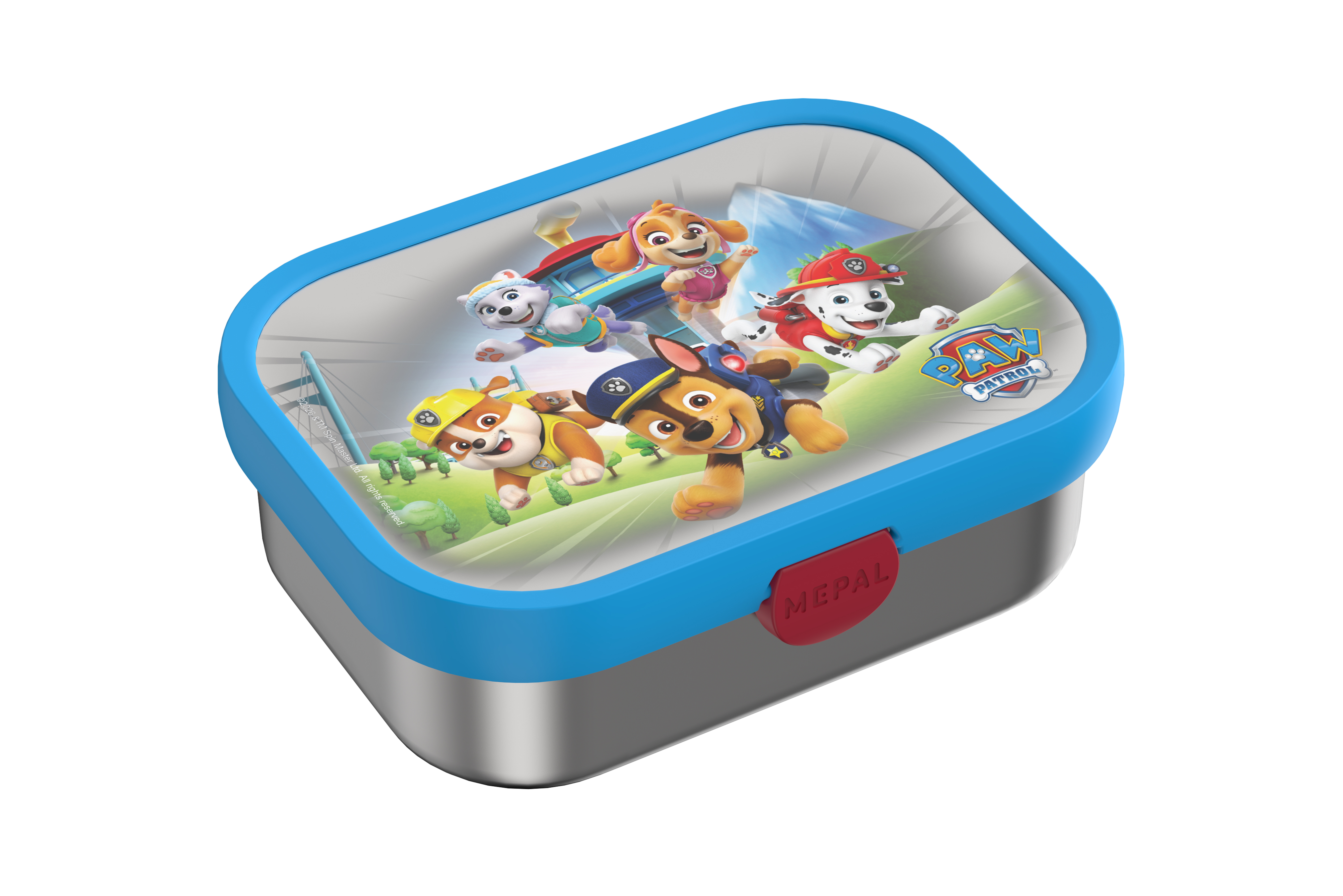 CONTENEDOR ACERO + TENEDOR CAMPUS PAW PATROL PUPS