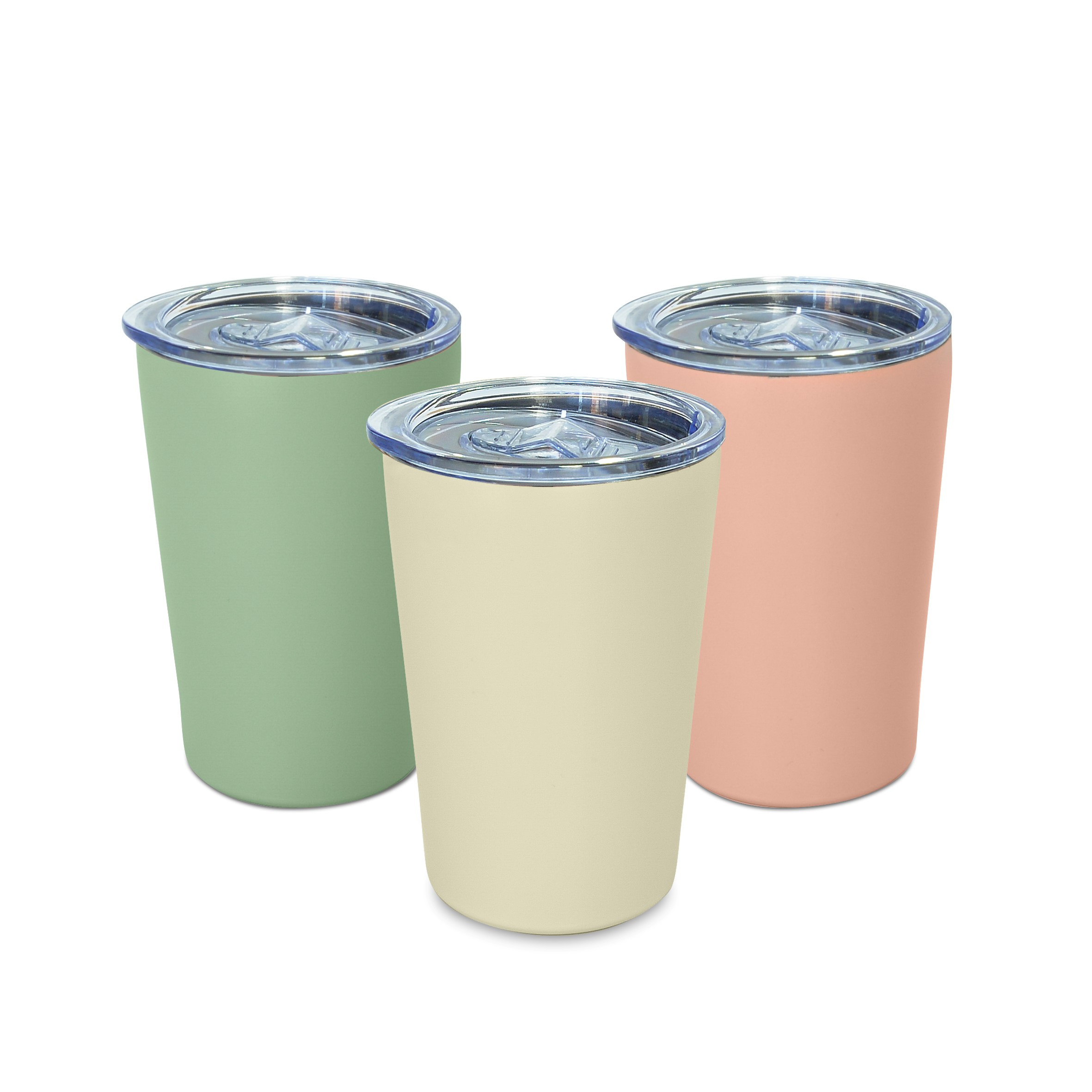 VASO TERMO ACERO INOX 360 ML. SURTIDO (VAINILLA, ROSA, LAUREL GREEN)