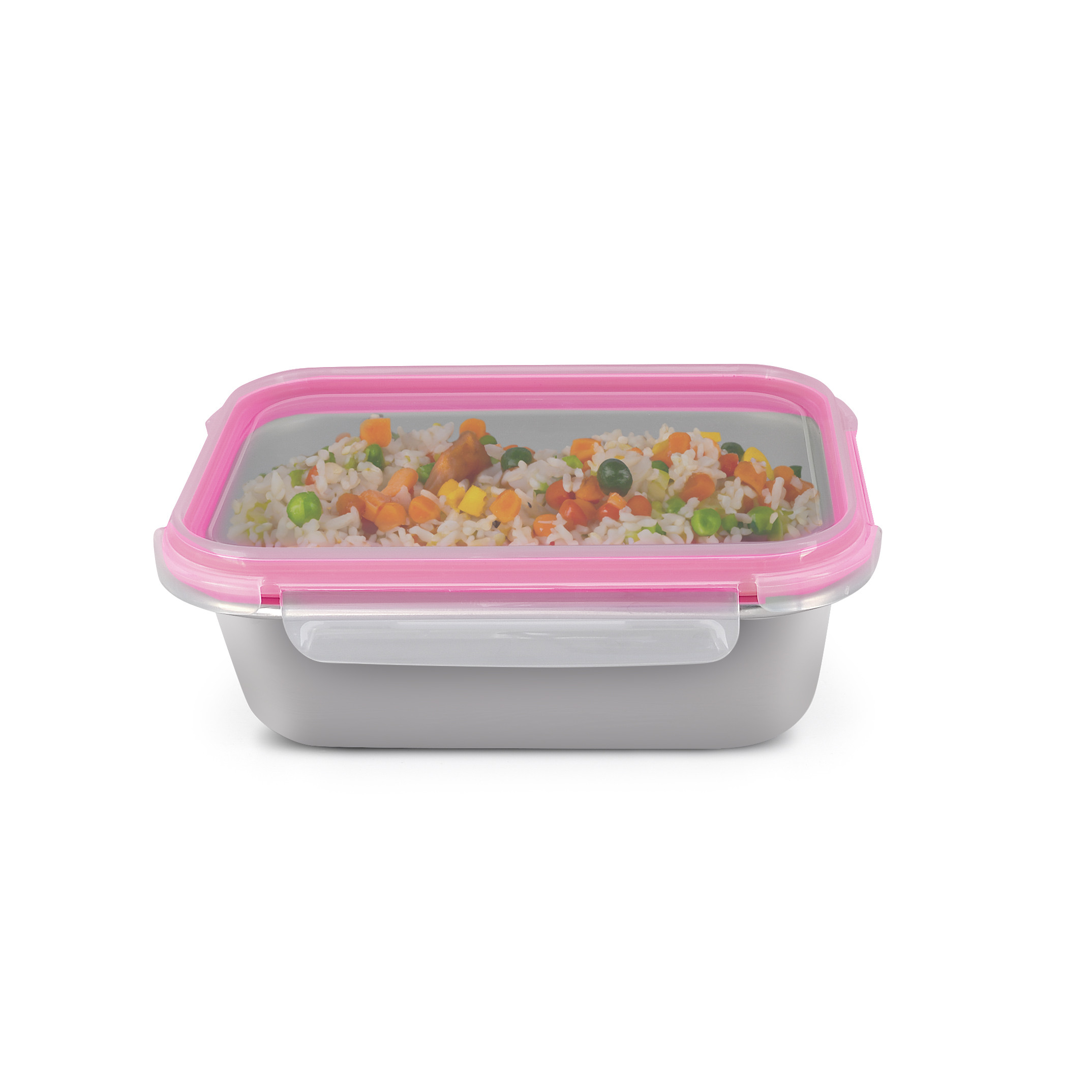 CONTENEDOR ALIMENTOS INOX RECTANGULAR 1200ML