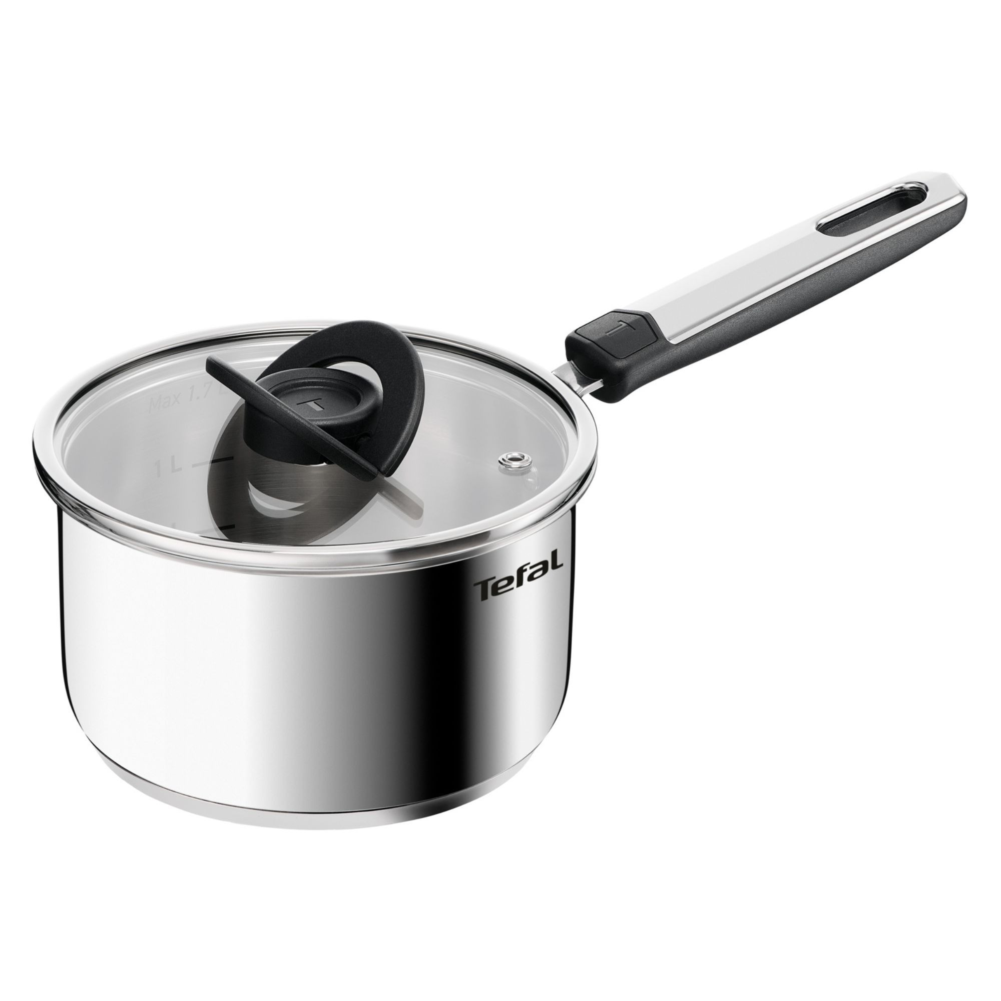 CACEROLA INOX TAPA CRISTAL EMOTION Ø16CM