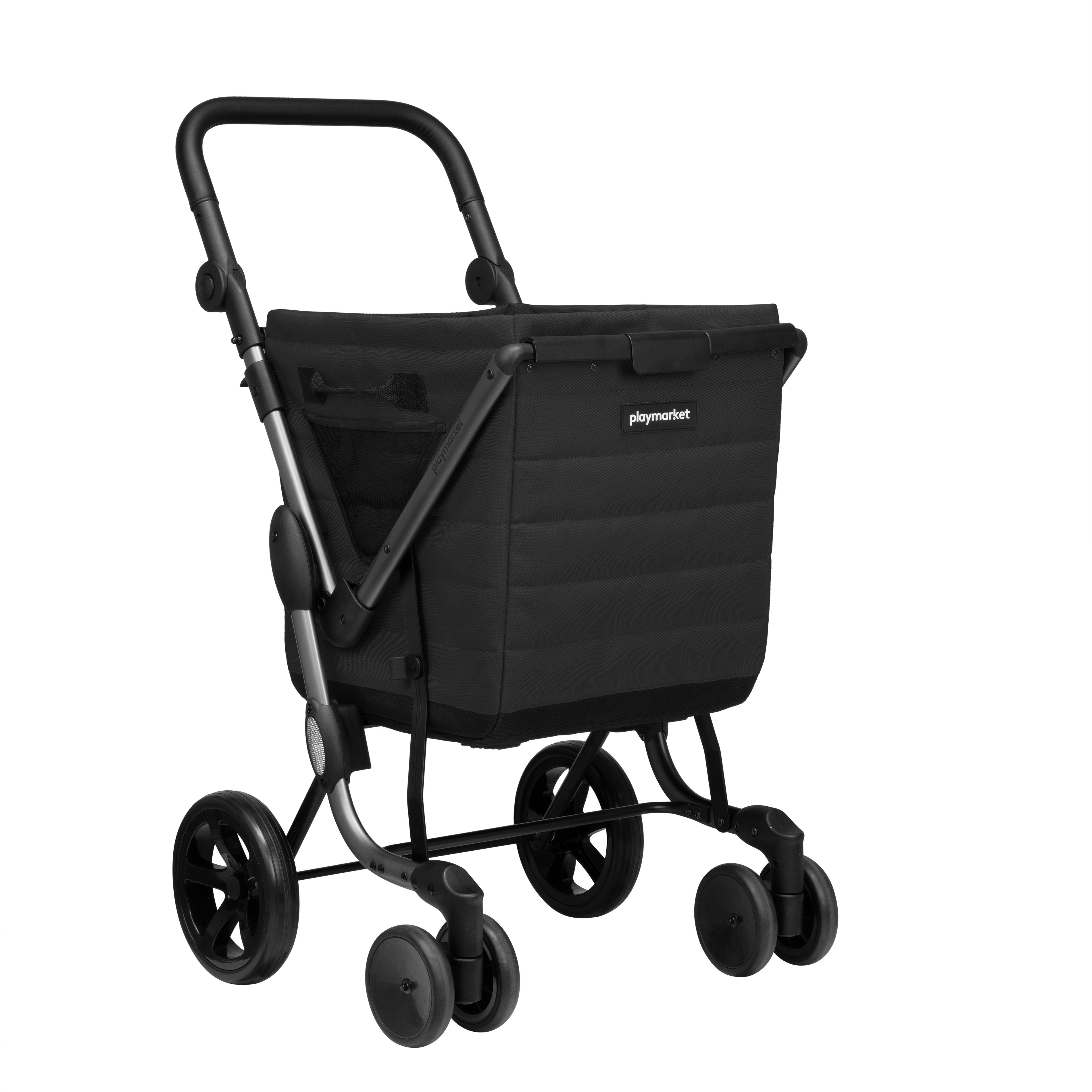 CARRO COMPRA 4 RUEDAS WE GO PREMIUM NEGRO