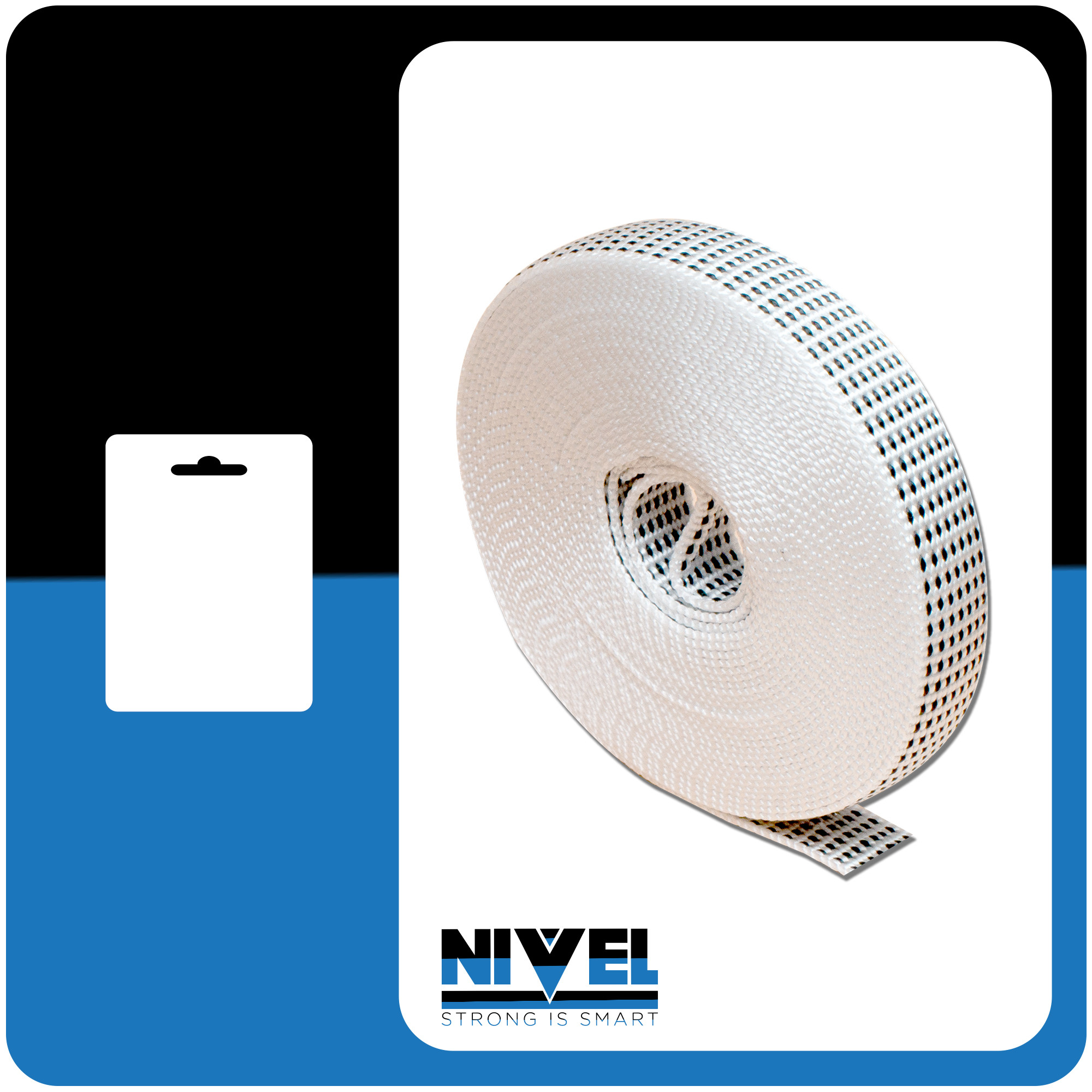 CINTA PERSIANA BLANCO PINTAS 06MX14MM