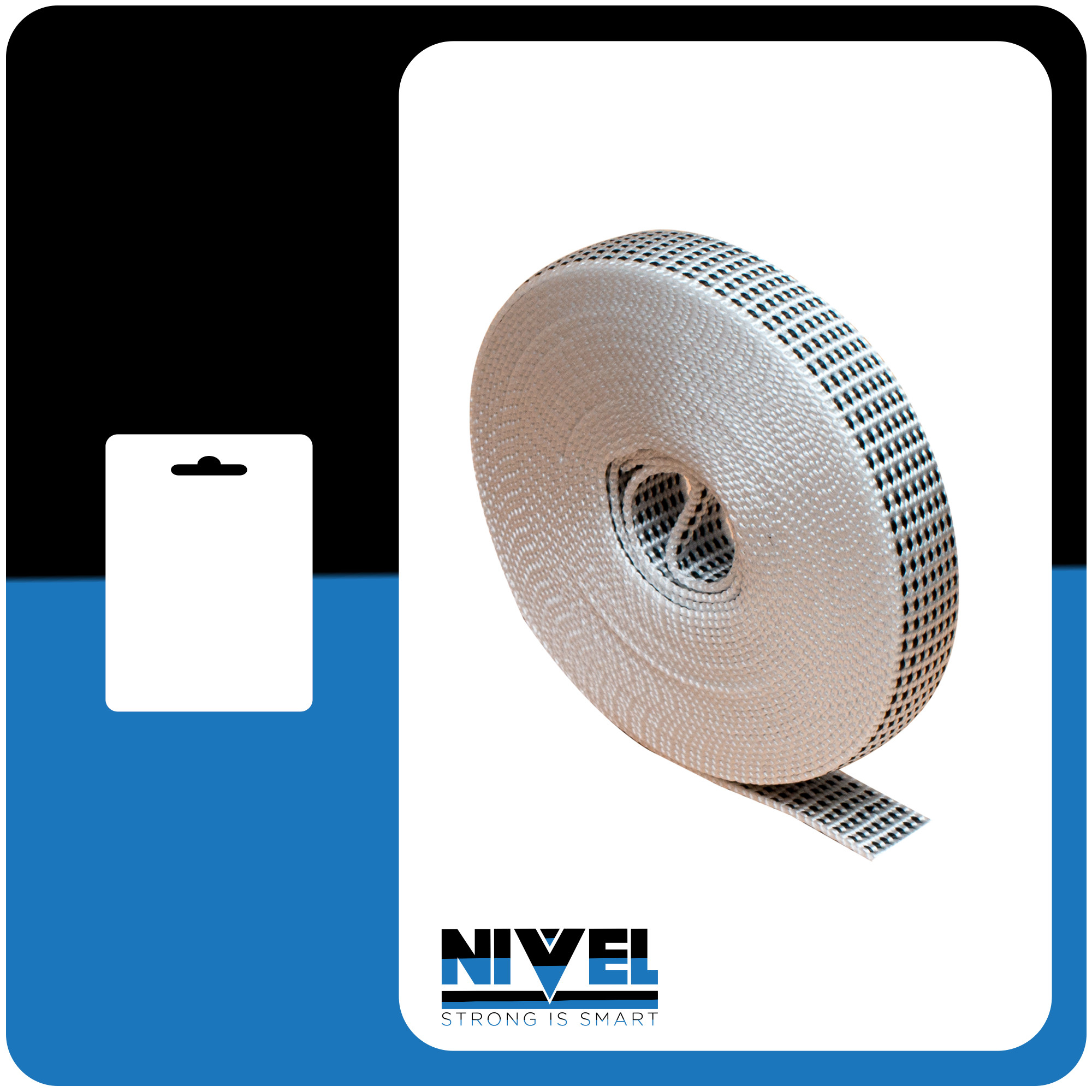CINTA PERSIANA BLANCO PINTAS 06MX18MM